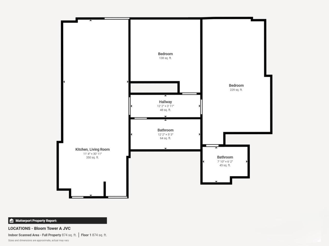 Bloom Tower A - Two Bedroom With Skyline View Apartment Dubai