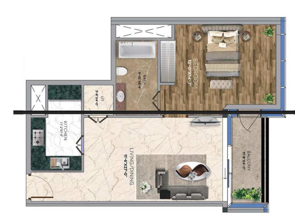 Amazing And Chic 1 Bedroom In Goldcrest Views 2 * Dubai