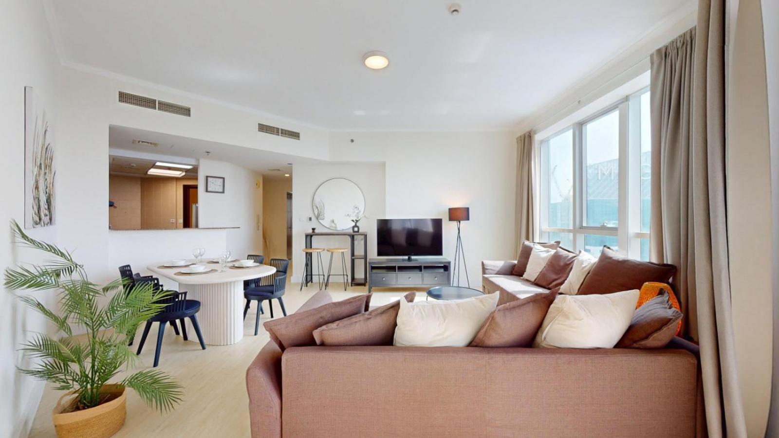 Torch Tower - Minimalistic Two Bed With Views Daire Dubai