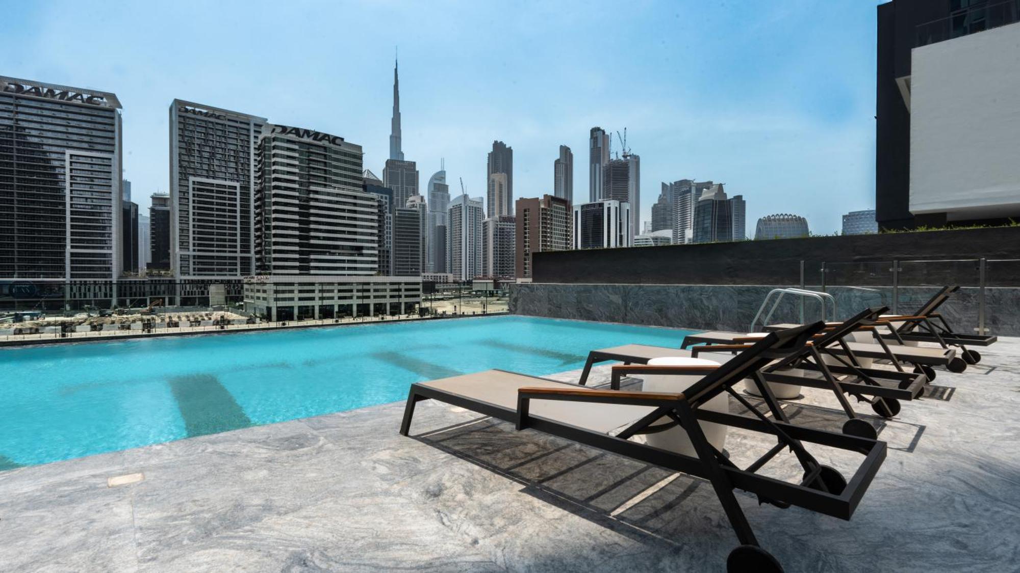 Apartment Keyrock Living - Binghatti Canal Sky Retreat Dubai