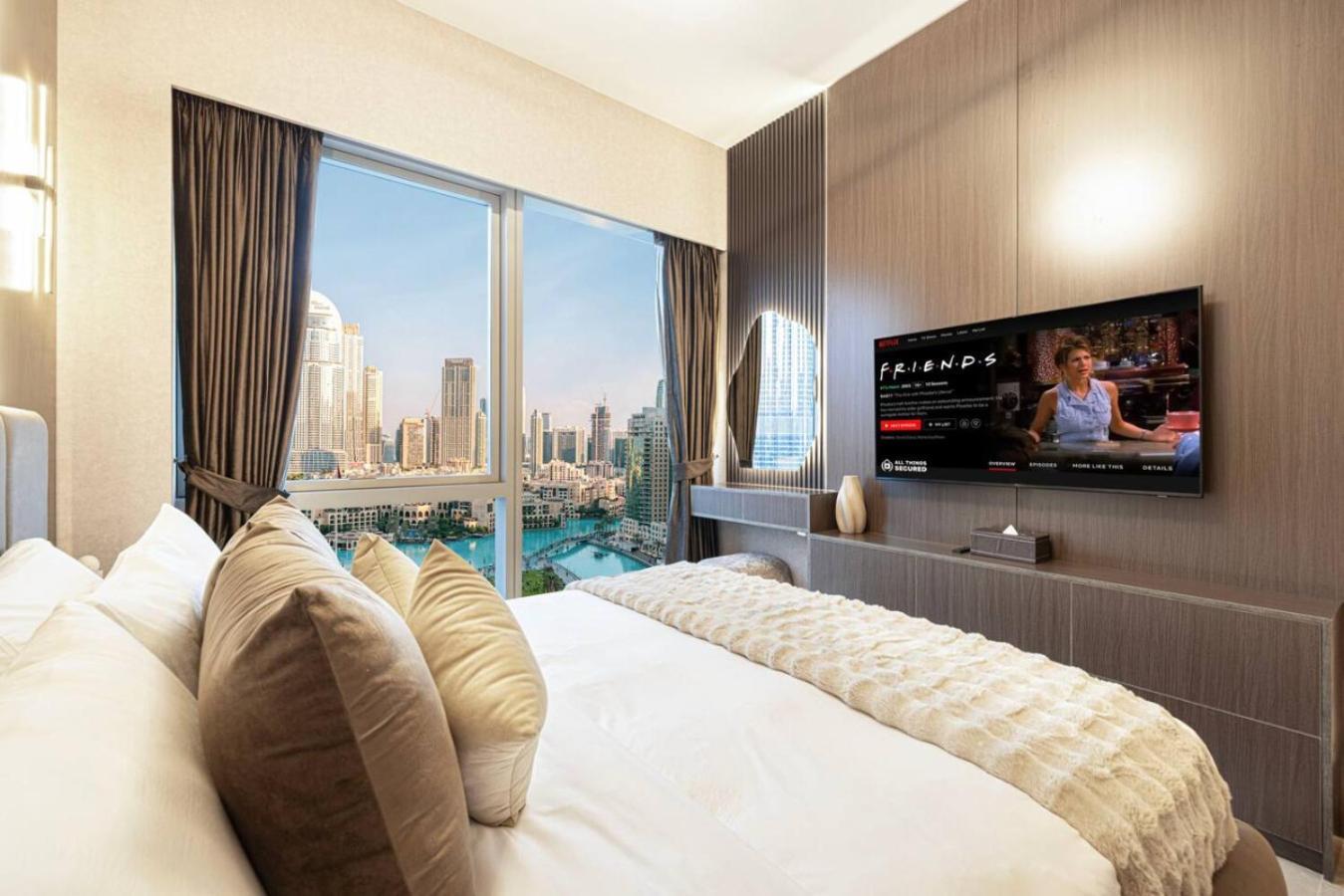 New Years Luxury Burj Khalifa And Fountain Views Apartment *