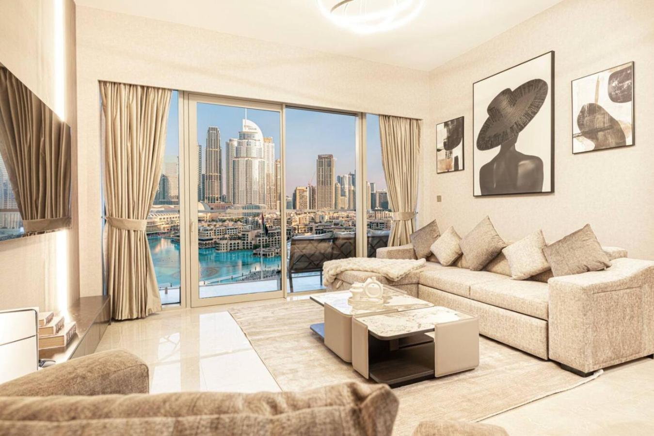 Apartment New Years Luxury Burj Khalifa And Fountain Views Dubai