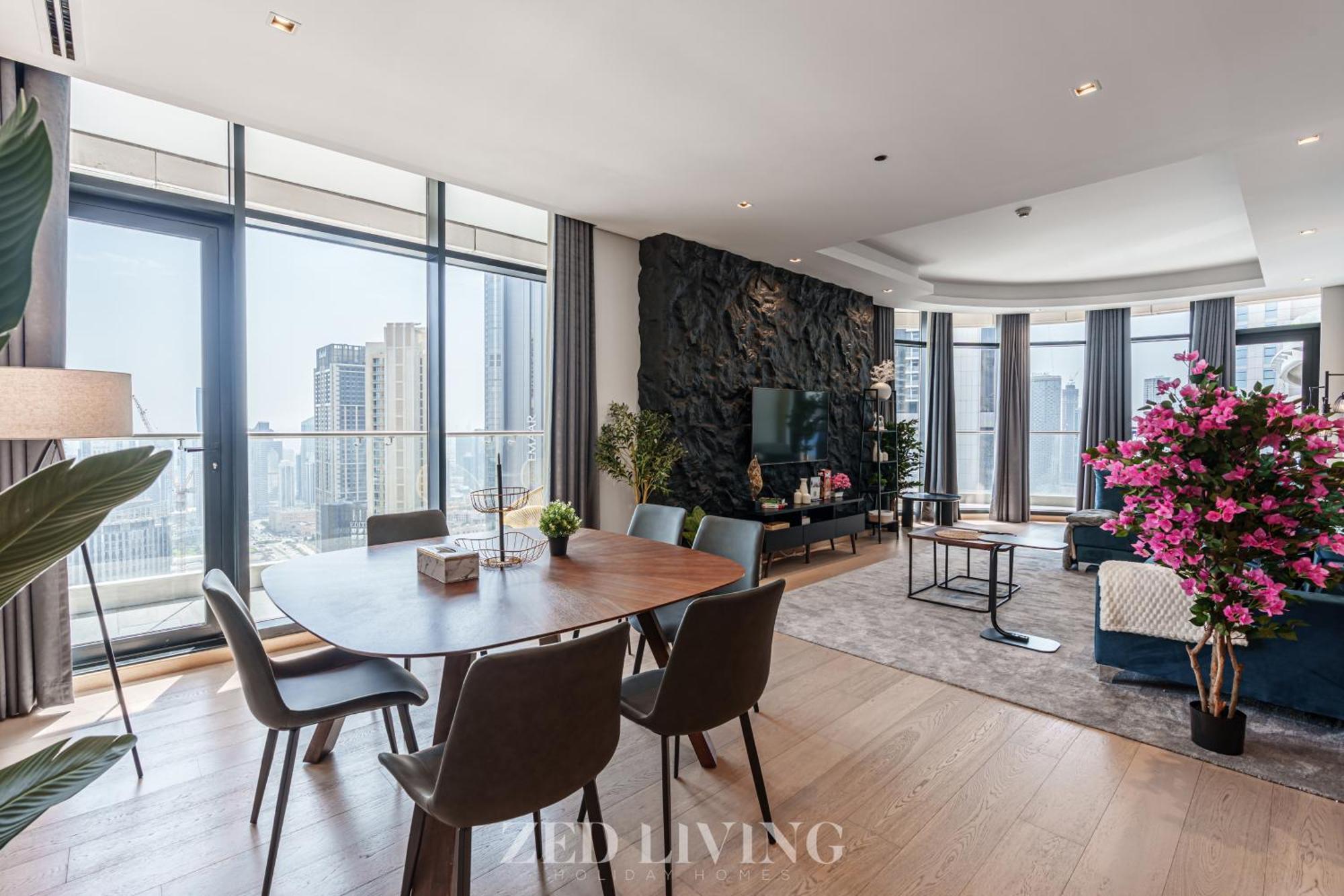 Zed Living - Luxe 2br With Burj Khalifa View - Rp Heights