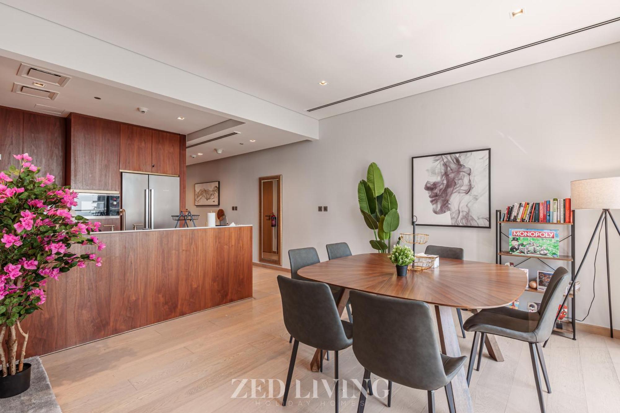 Apartment Zed Living - Luxe 2br With Burj Khalifa View - Rp Heights