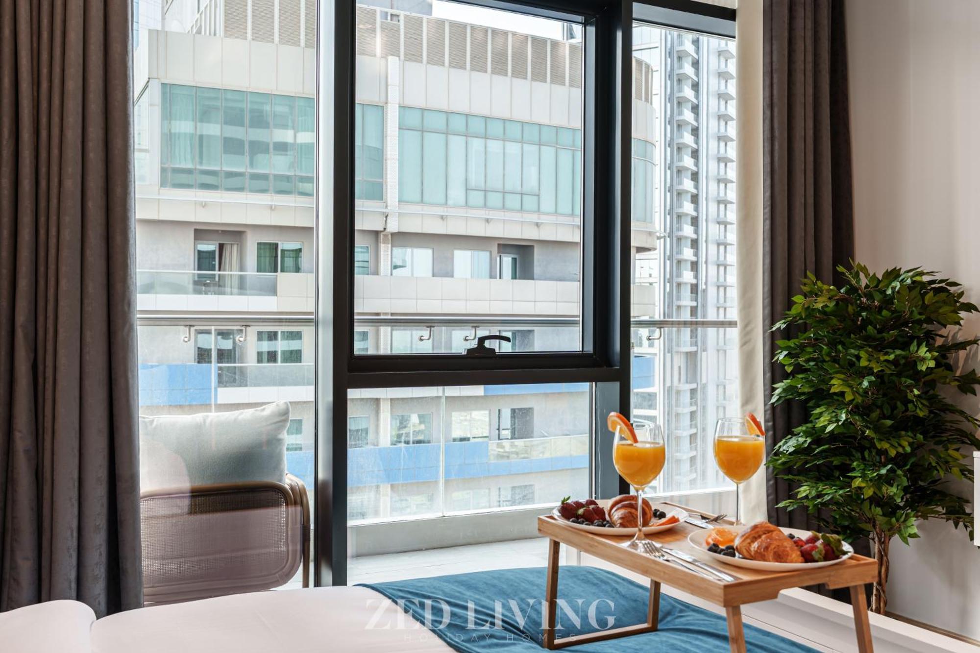 Apartment Zed Living - Luxe 2br With Burj Khalifa View - Rp Heights *