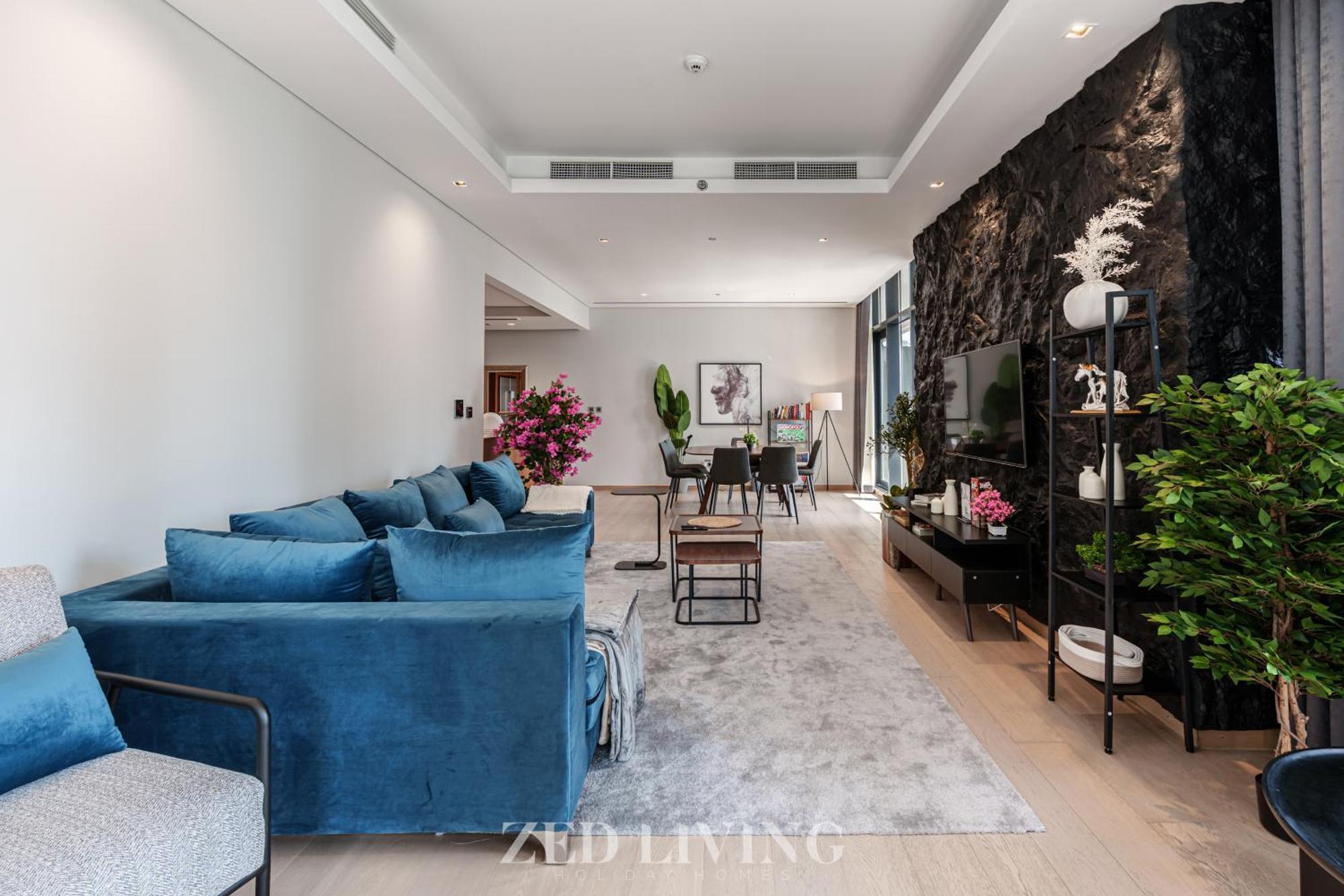 Zed Living - Luxe 2br With Burj Khalifa View - Rp Heights Apartment Dubai