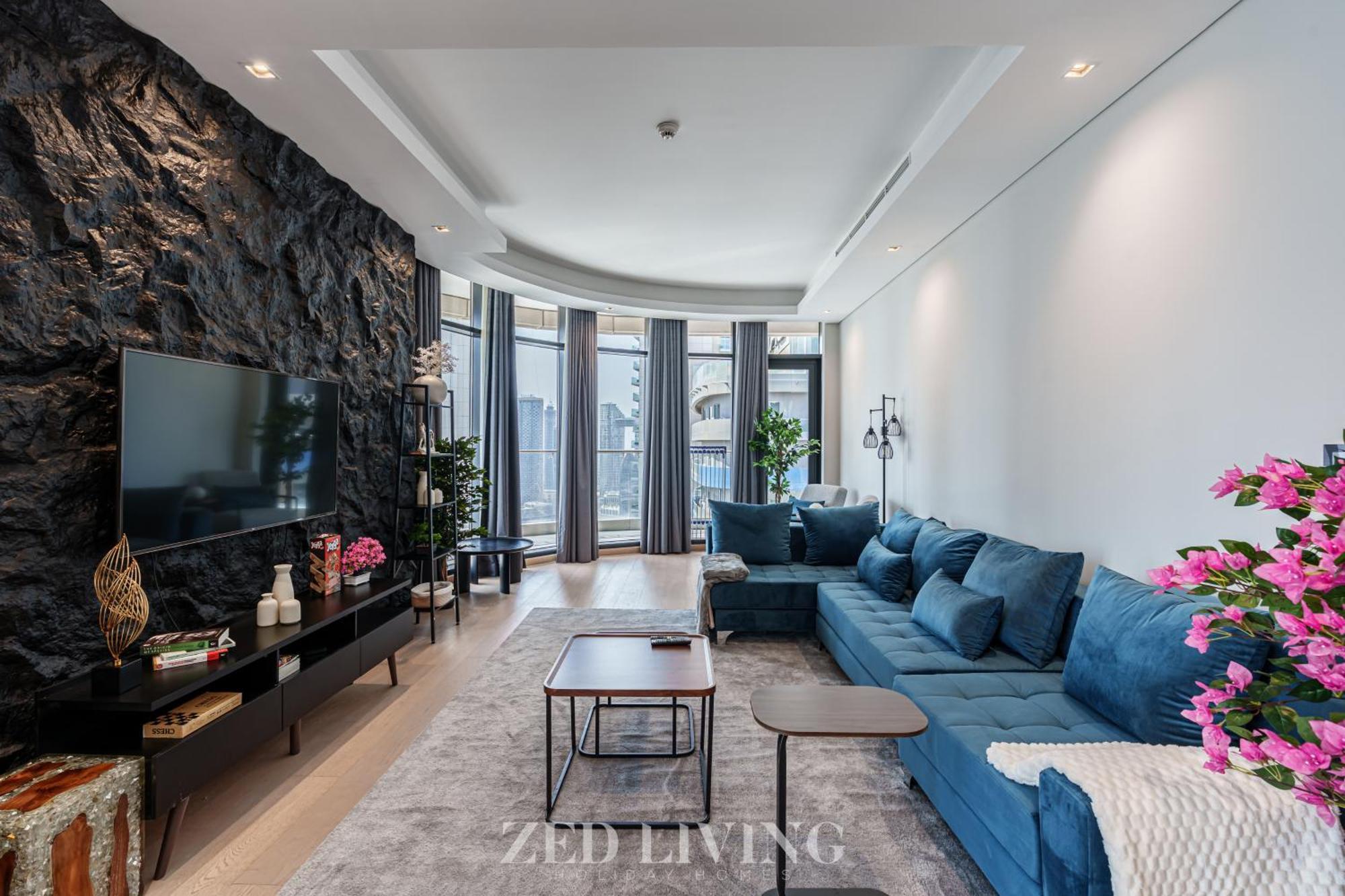 Zed Living - Luxe 2br With Burj Khalifa View - Rp Heights