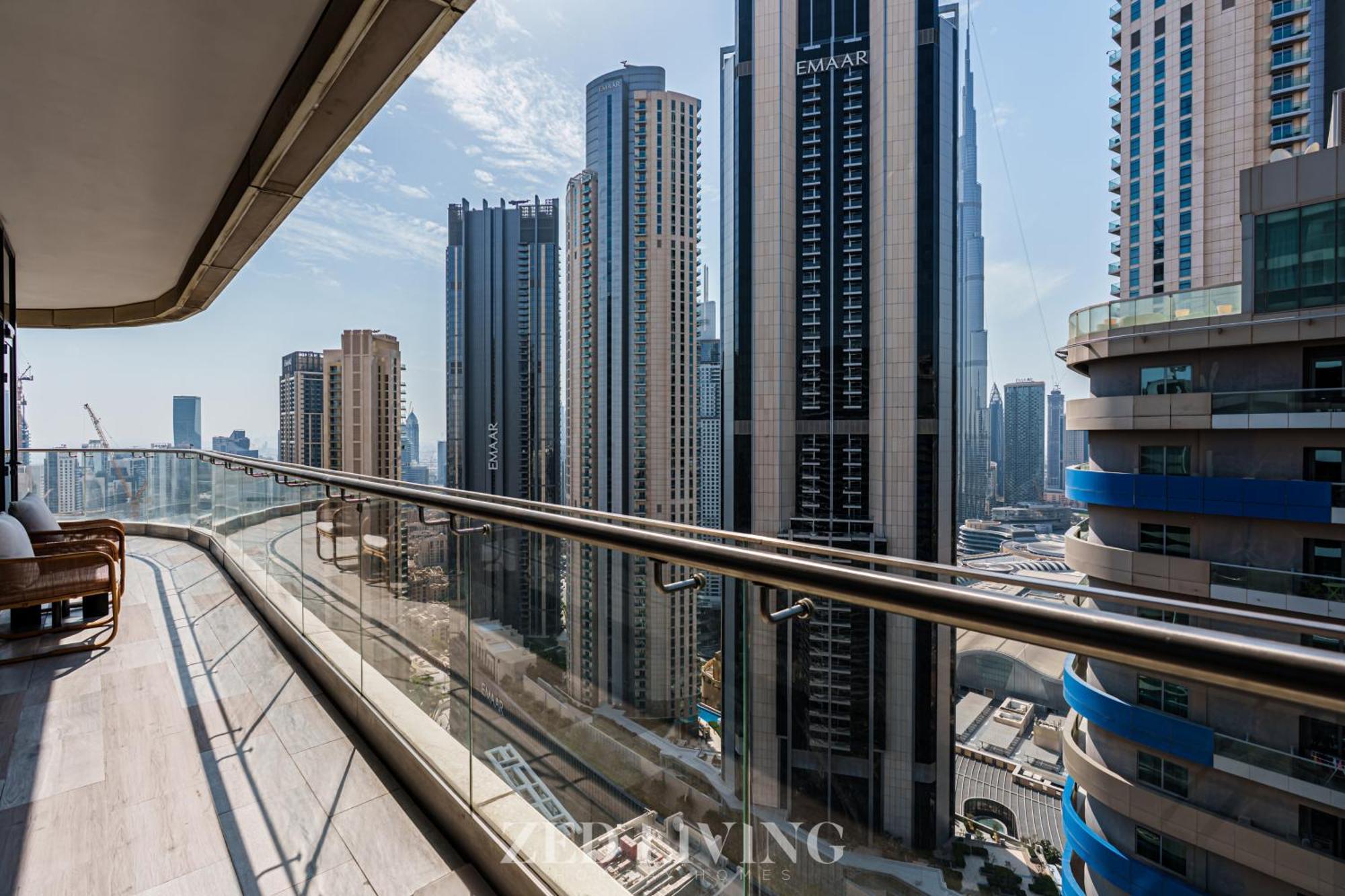 Zed Living - Luxe 2br With Burj Khalifa View - Rp Heights *