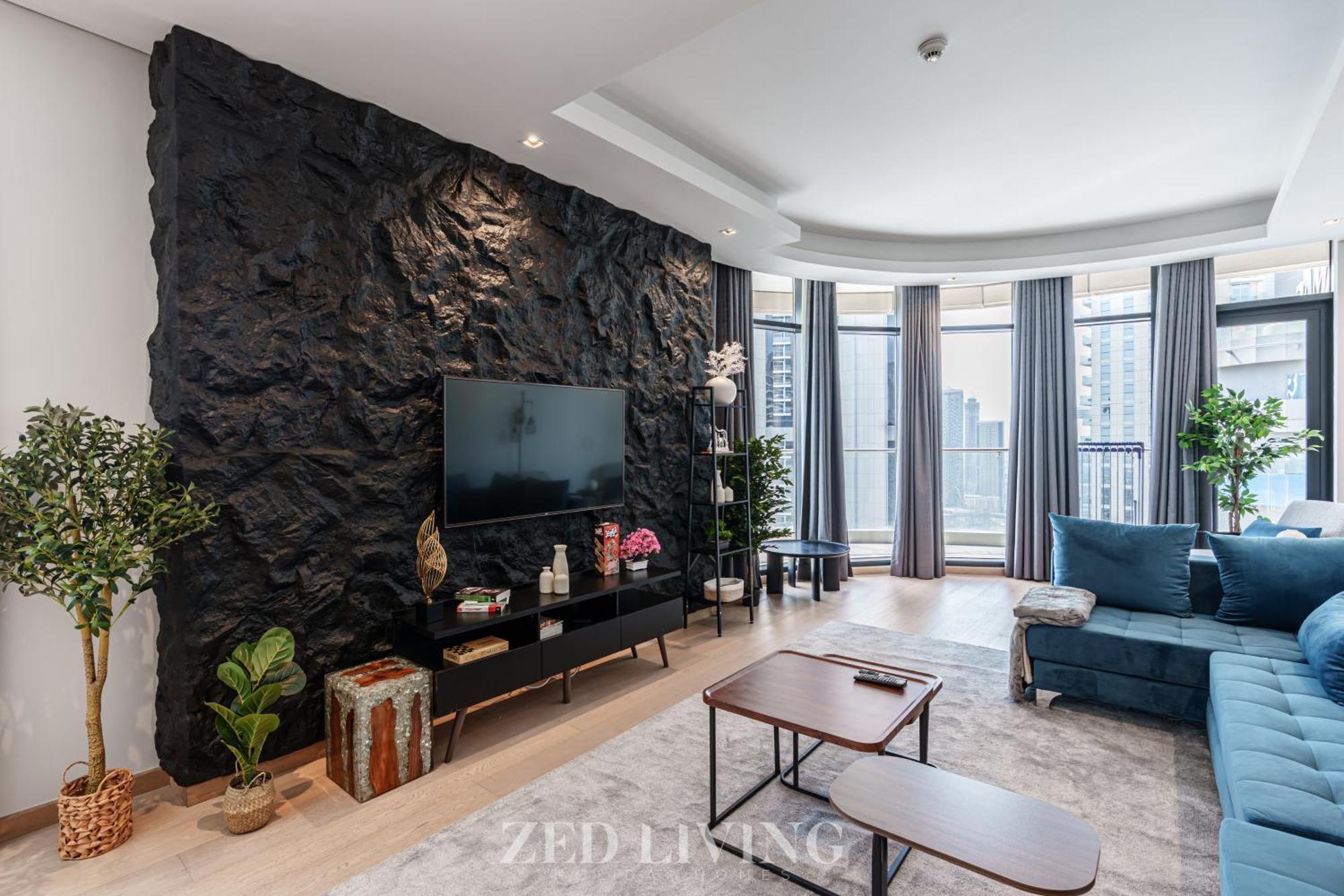 Zed Living - Luxe 2br With Burj Khalifa View - Rp Heights Apartment