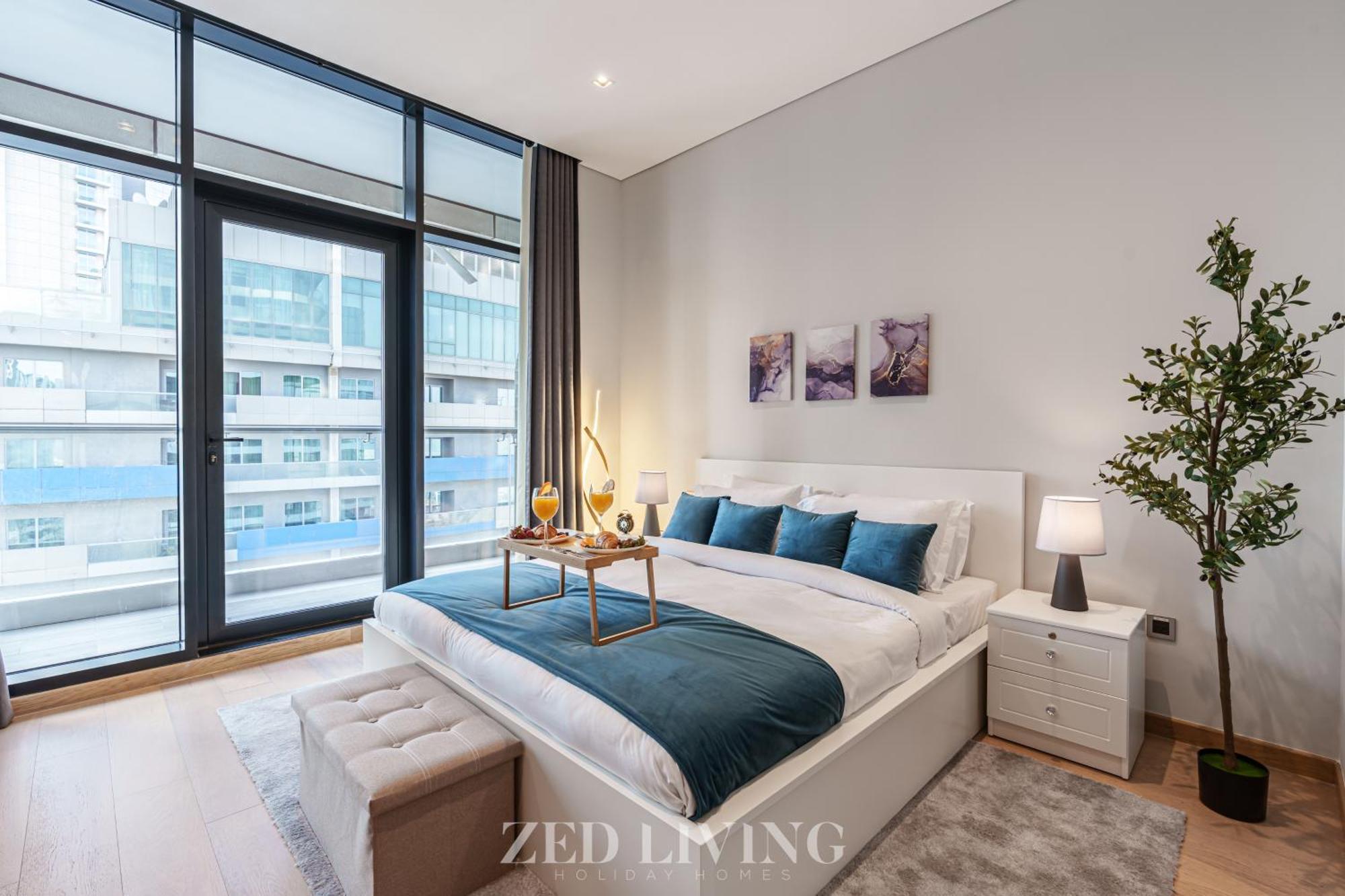 Apartment Zed Living - Luxe 2br With Burj Khalifa View - Rp Heights *
