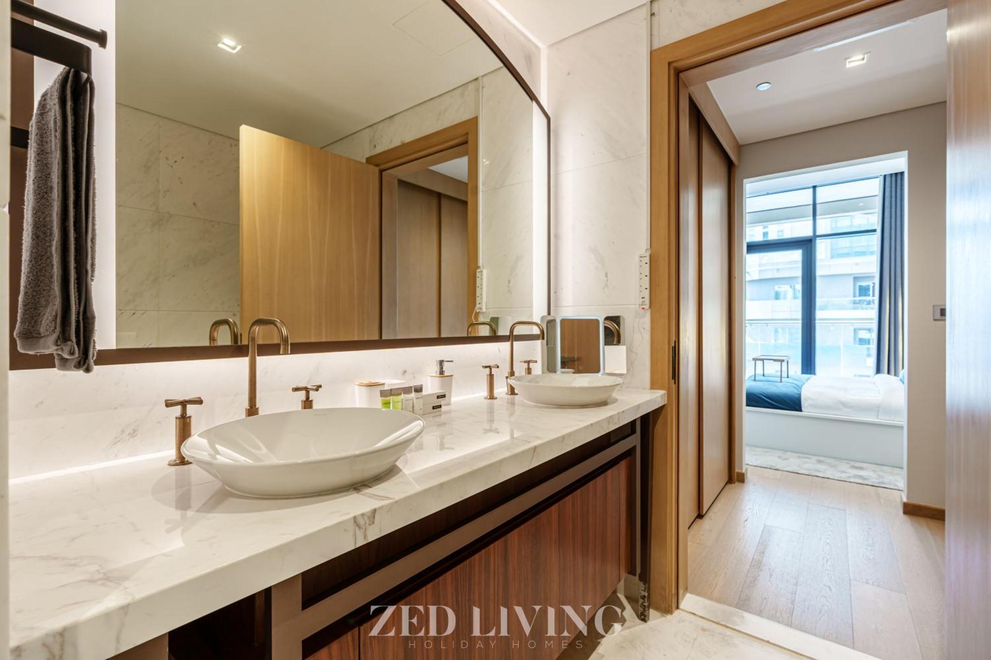 Apartment Zed Living - Luxe 2br With Burj Khalifa View - Rp Heights *