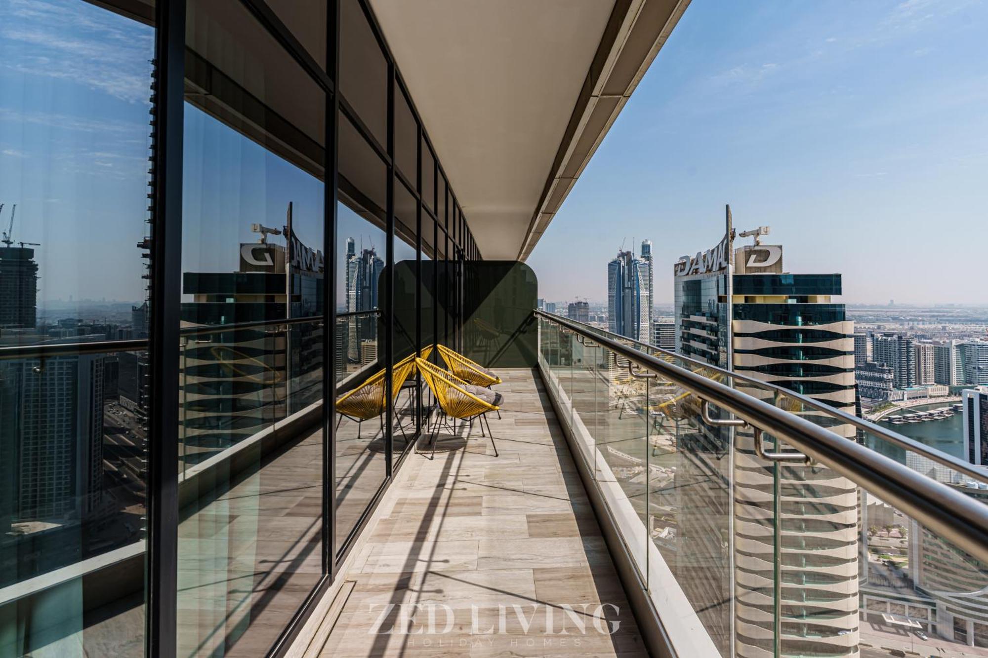 Apartment Zed Living - Luxe 2br With Burj Khalifa View - Rp Heights
