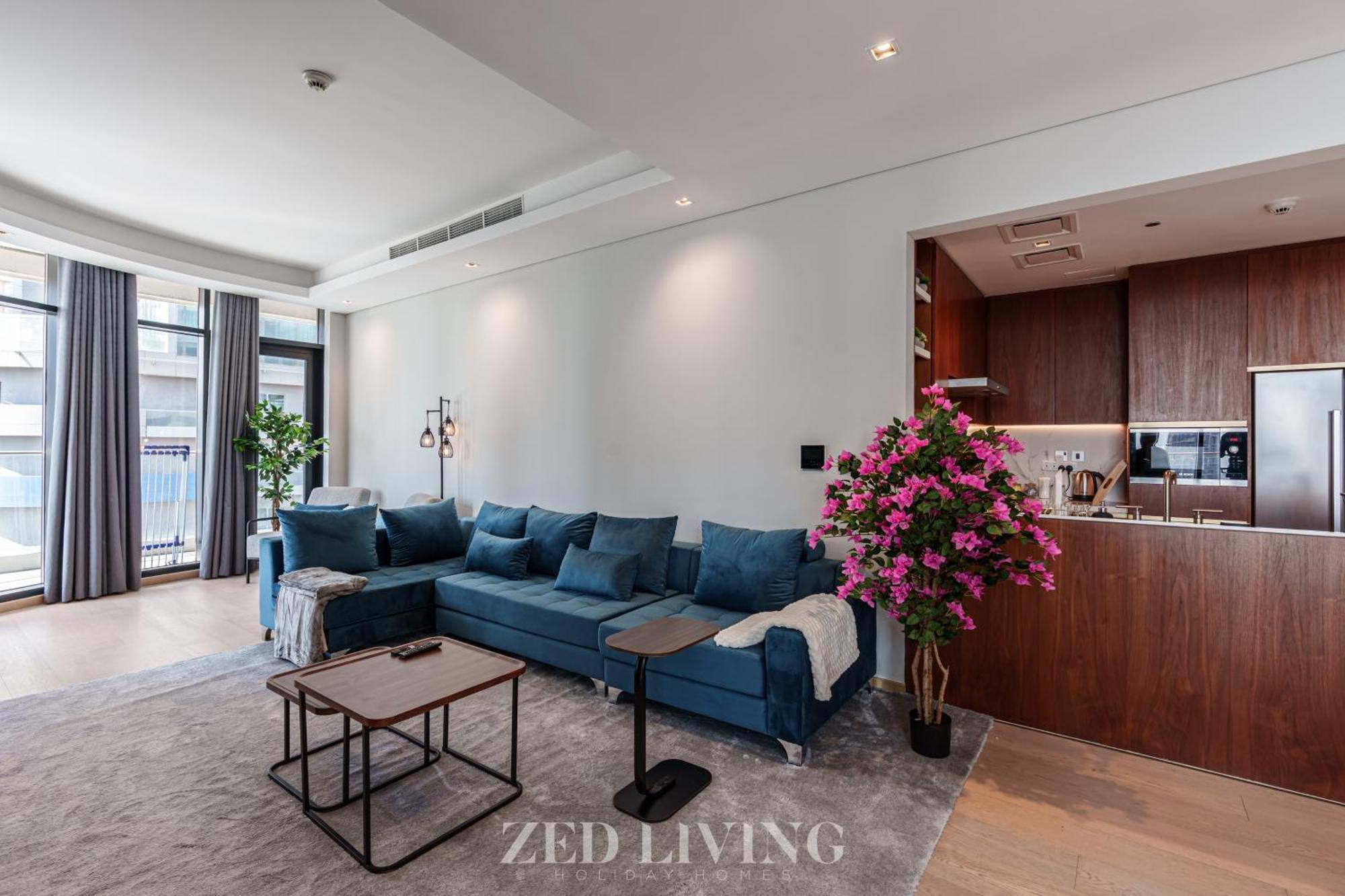 Zed Living - Luxe 2br With Burj Khalifa View - Rp Heights Apartment *
