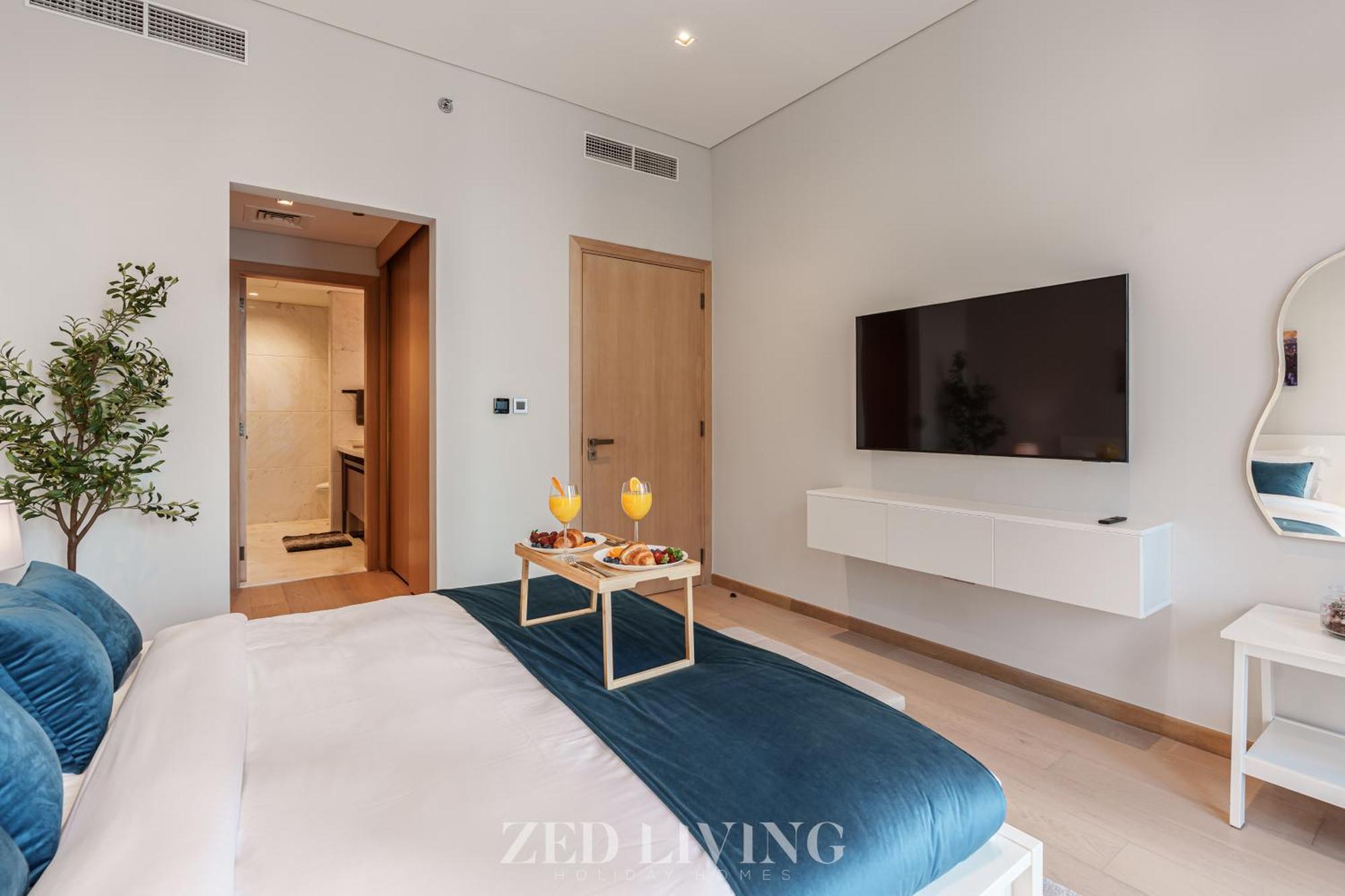 Apartment Zed Living - Luxe 2br With Burj Khalifa View - Rp Heights Dubai