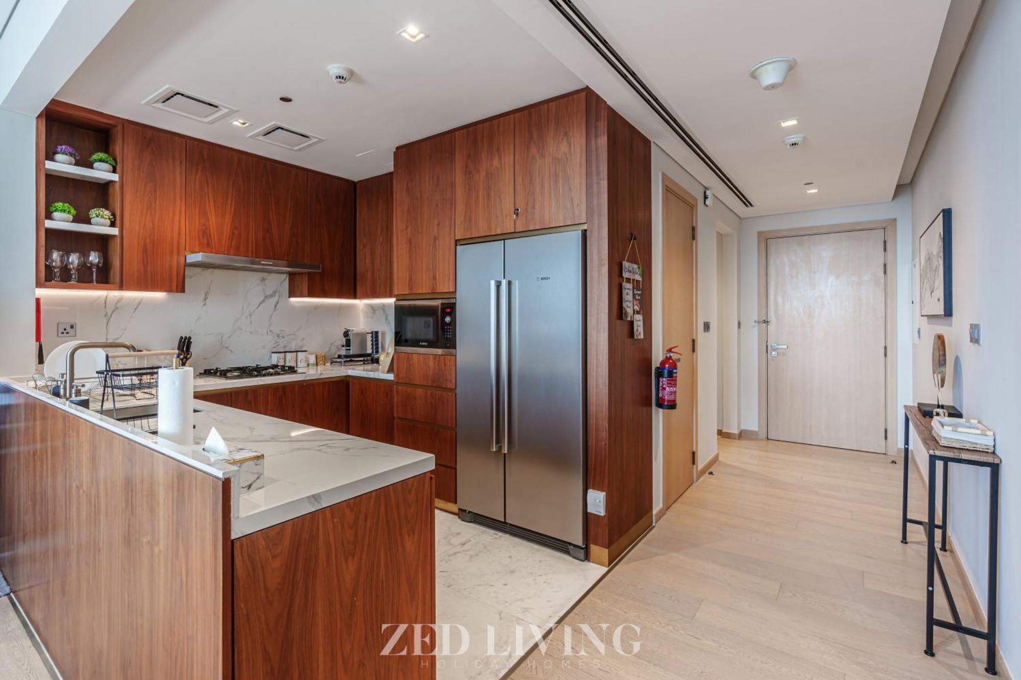 Apartment Zed Living - Luxe 2br With Burj Khalifa View - Rp Heights