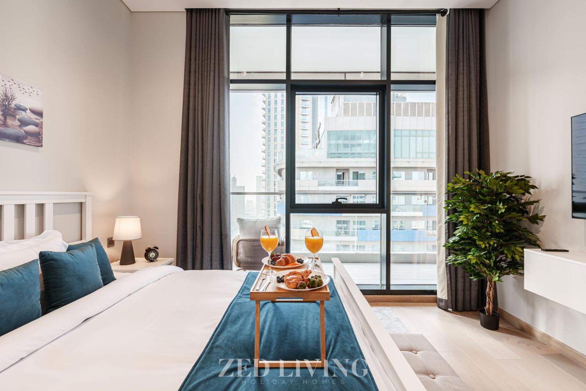 Apartment Zed Living - Luxe 2br With Burj Khalifa View - Rp Heights *