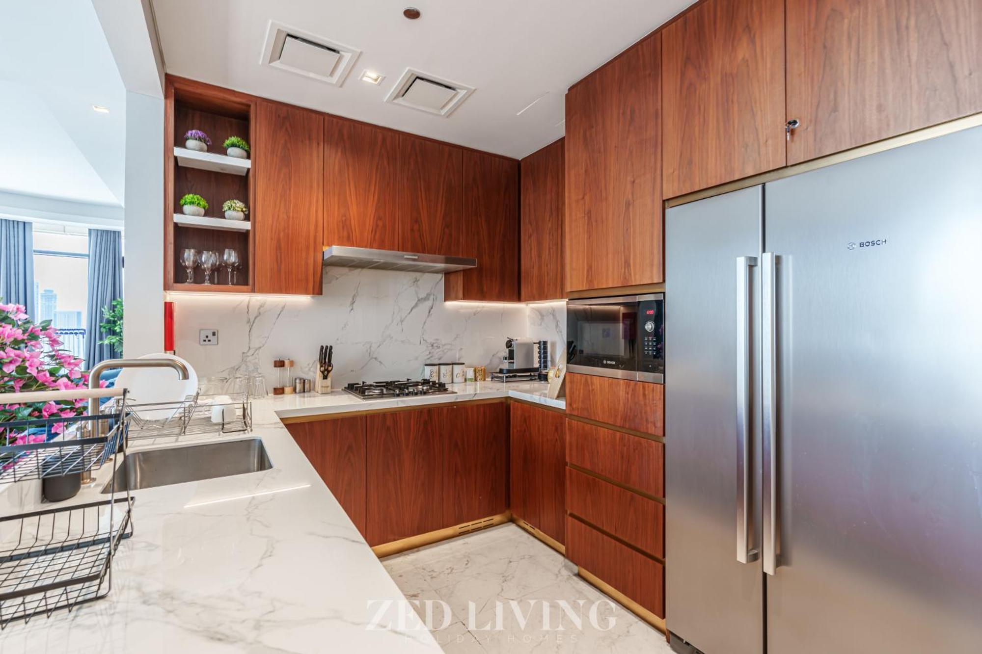 Zed Living - Luxe 2br With Burj Khalifa View - Rp Heights Apartment *
