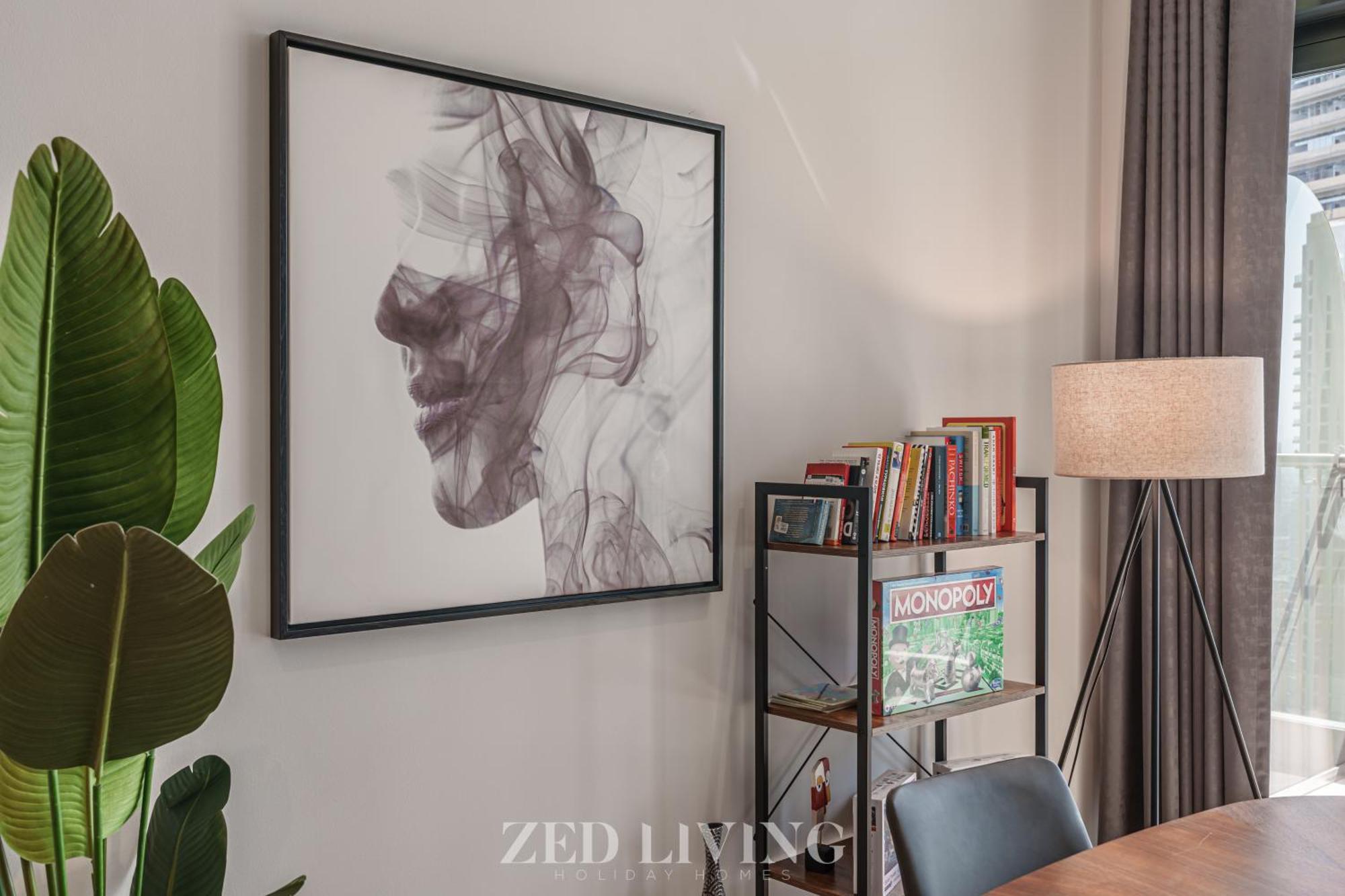 Zed Living - Luxe 2br With Burj Khalifa View - Rp Heights Dubai
