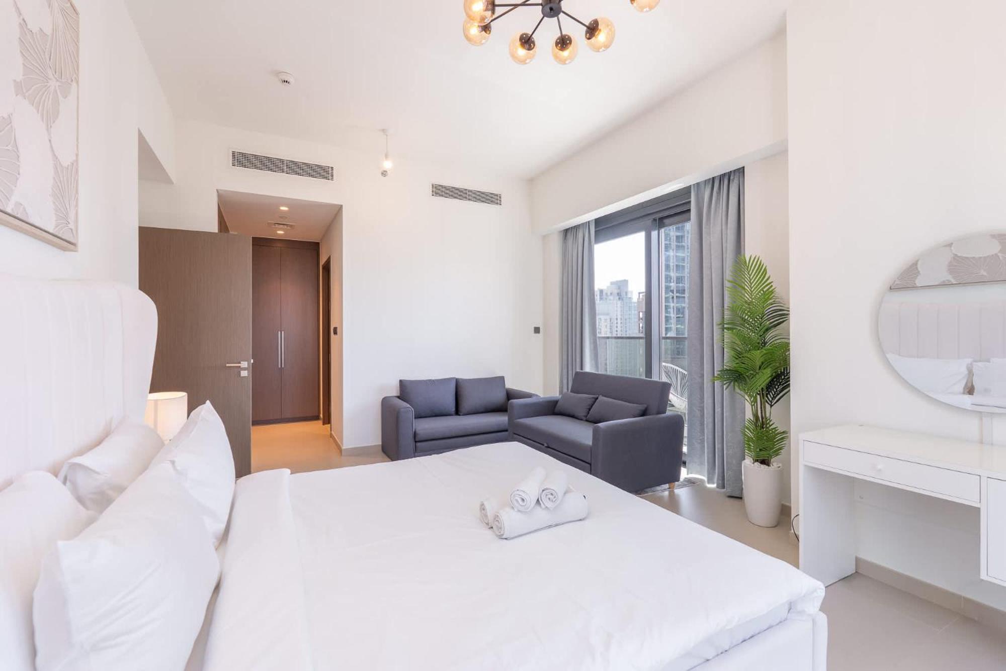 Apartment Full Luxury In 2 Bedroom With Skycraper Views