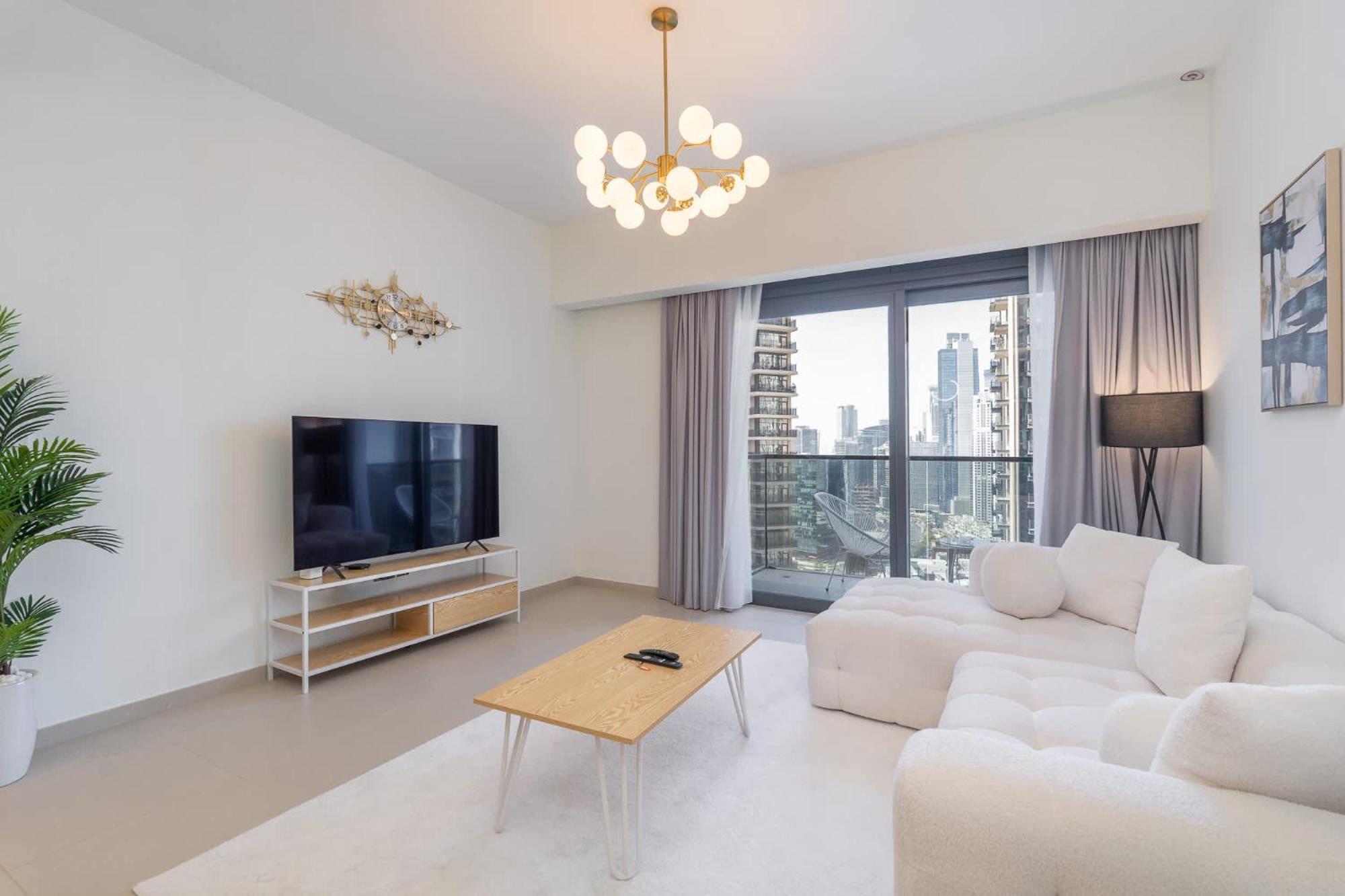 Full Luxury In 2 Bedroom With Skycraper Views Apartment *