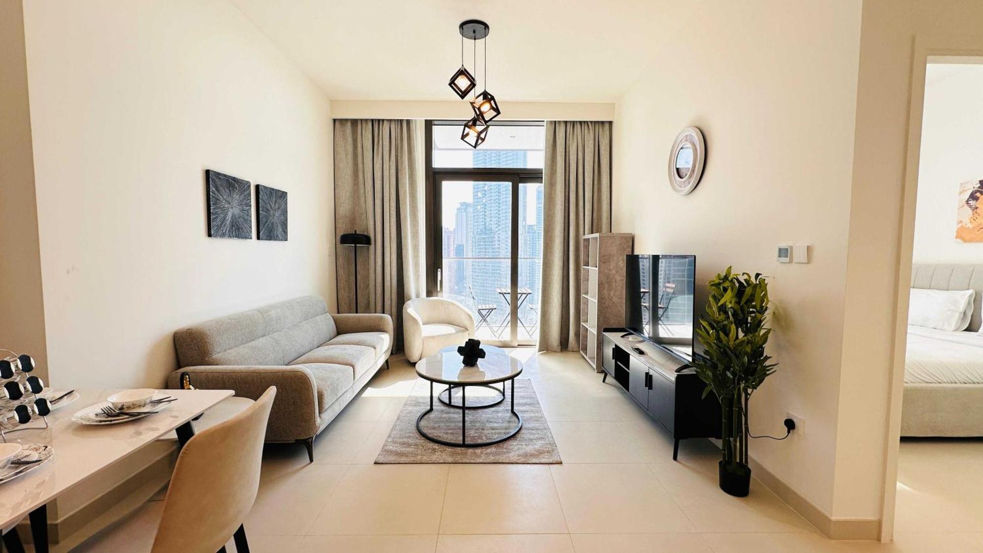 Daire Oyo 1350 Premium 1-bed Burj Crown *