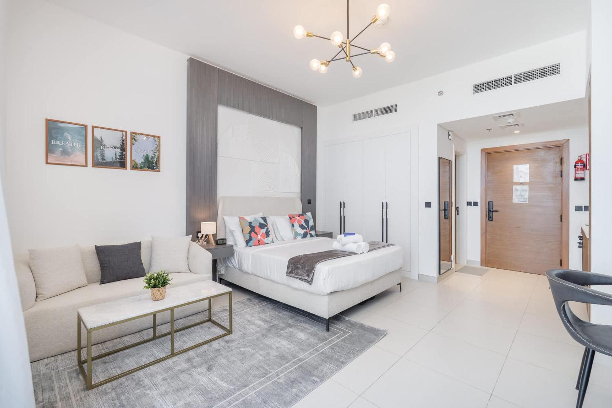 A Prime That Sleeps 2 In Jebel Ali Apartment *