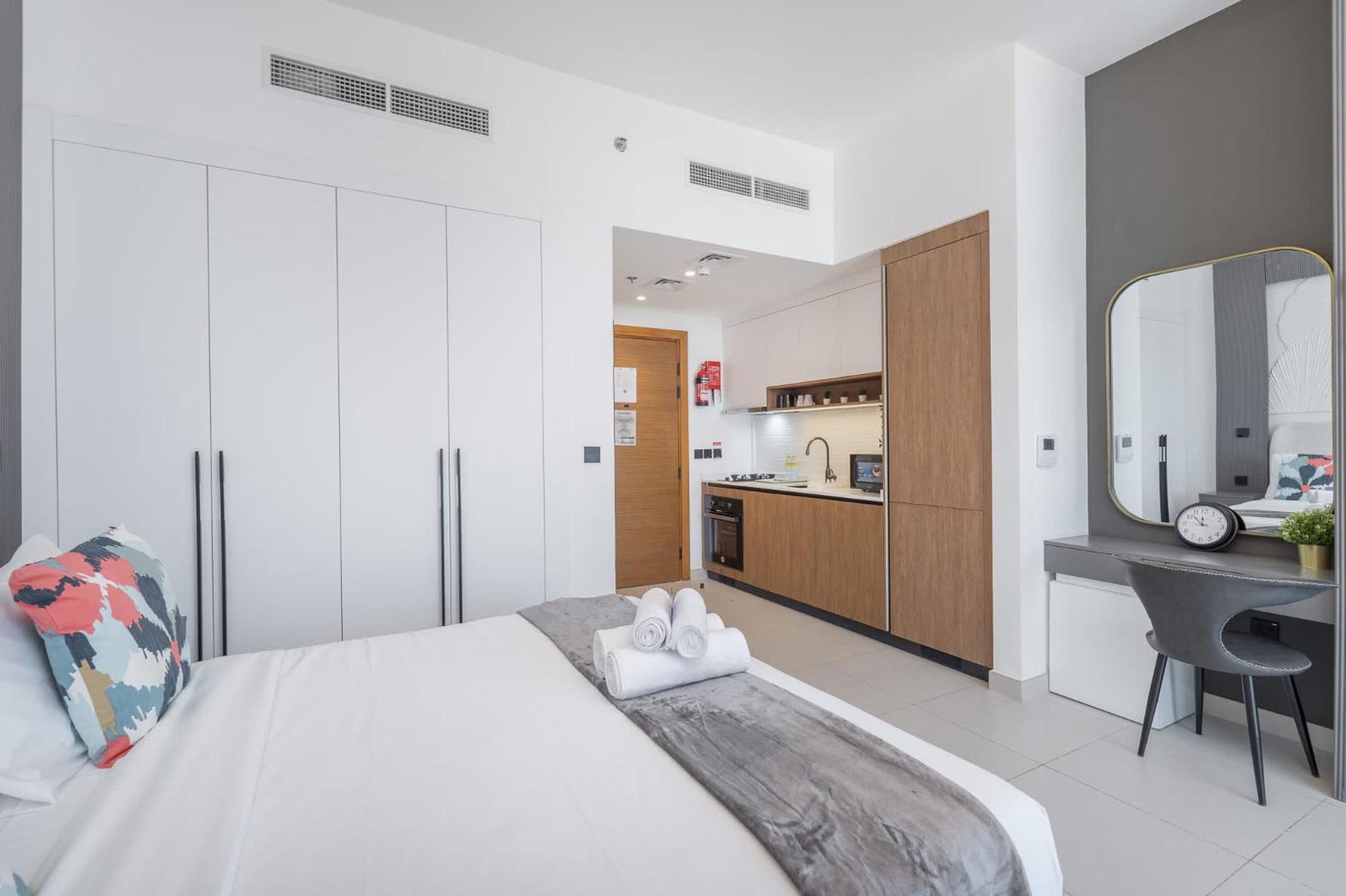 A Prime That Sleeps 2 In Jebel Ali Apartment *