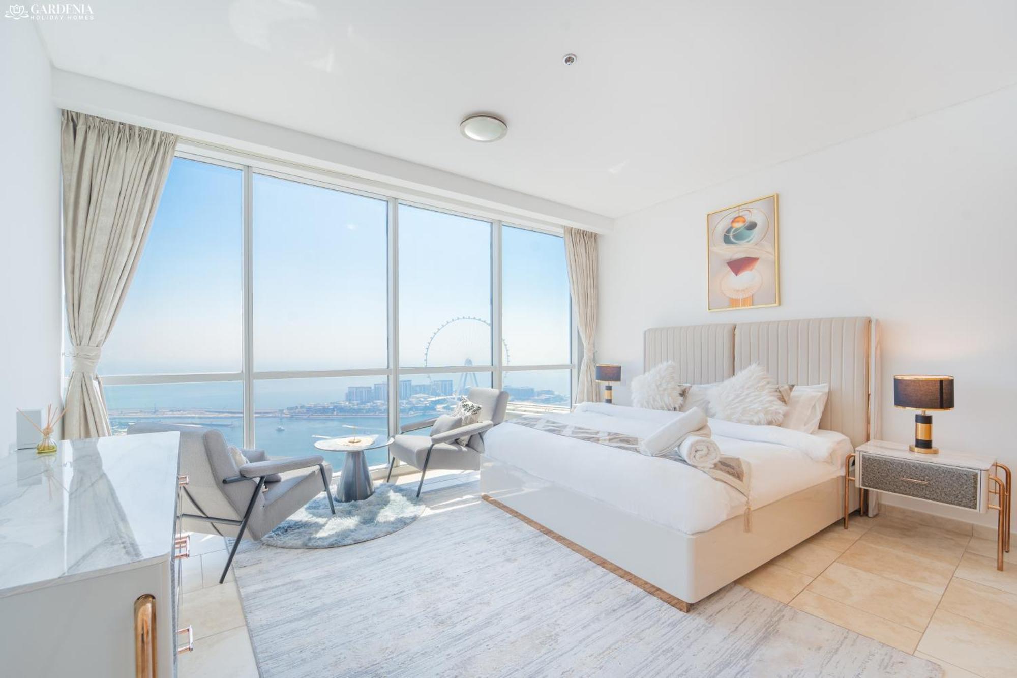 Jbr - Al Fattan Marine 5 Star Residences, Panoramic Sea View By Gardenia Daire Dubai