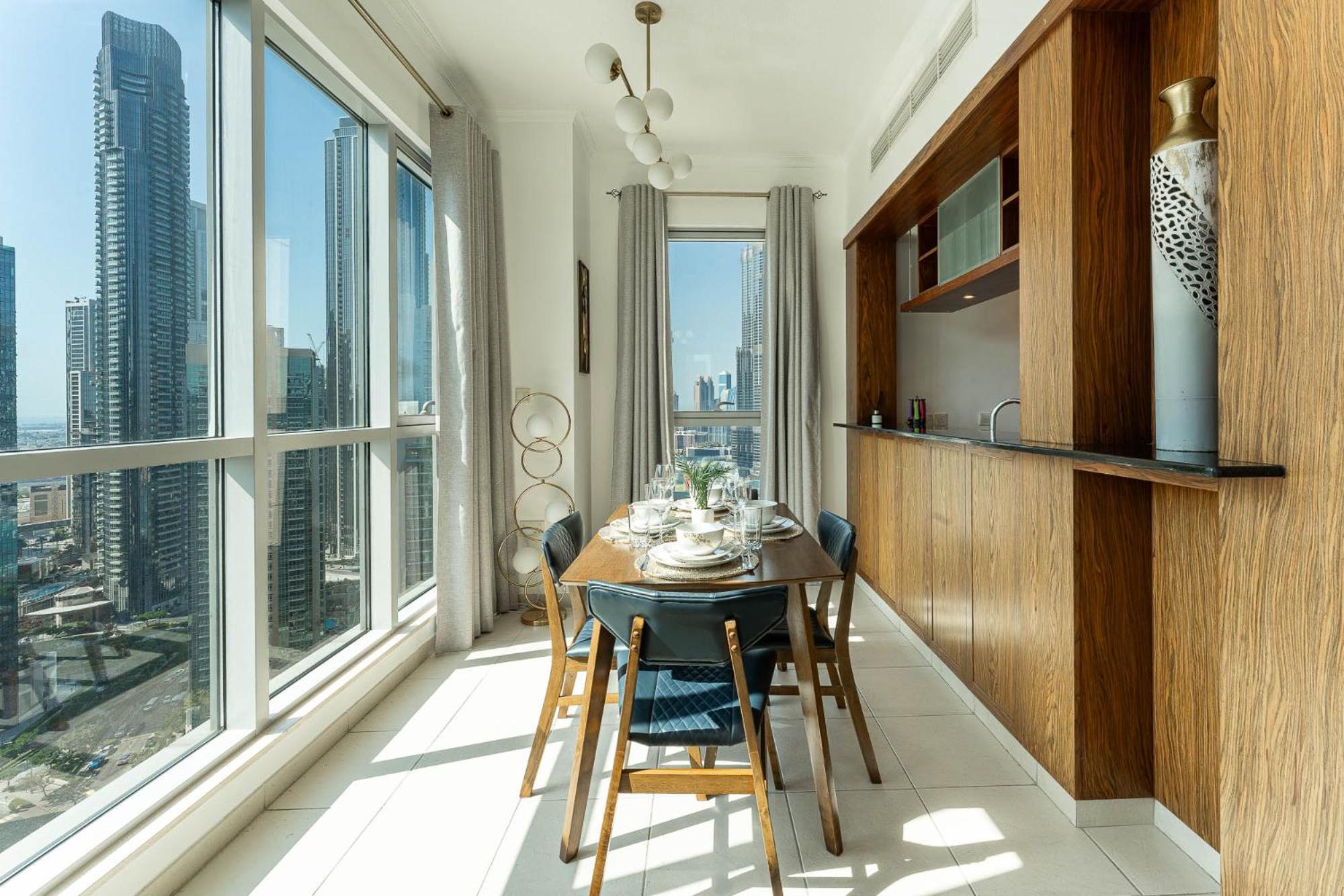 Apartment Superb 1-bedroom With Full Burj Khalifa View - 5-min Walk To Mall Dubai