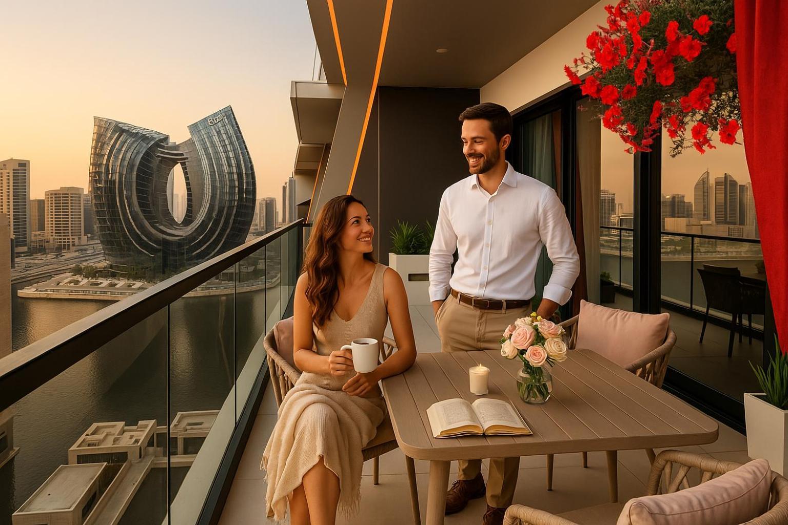 Apartment Keyrock Living - Binghatti Canal Sky Retreat Dubai
