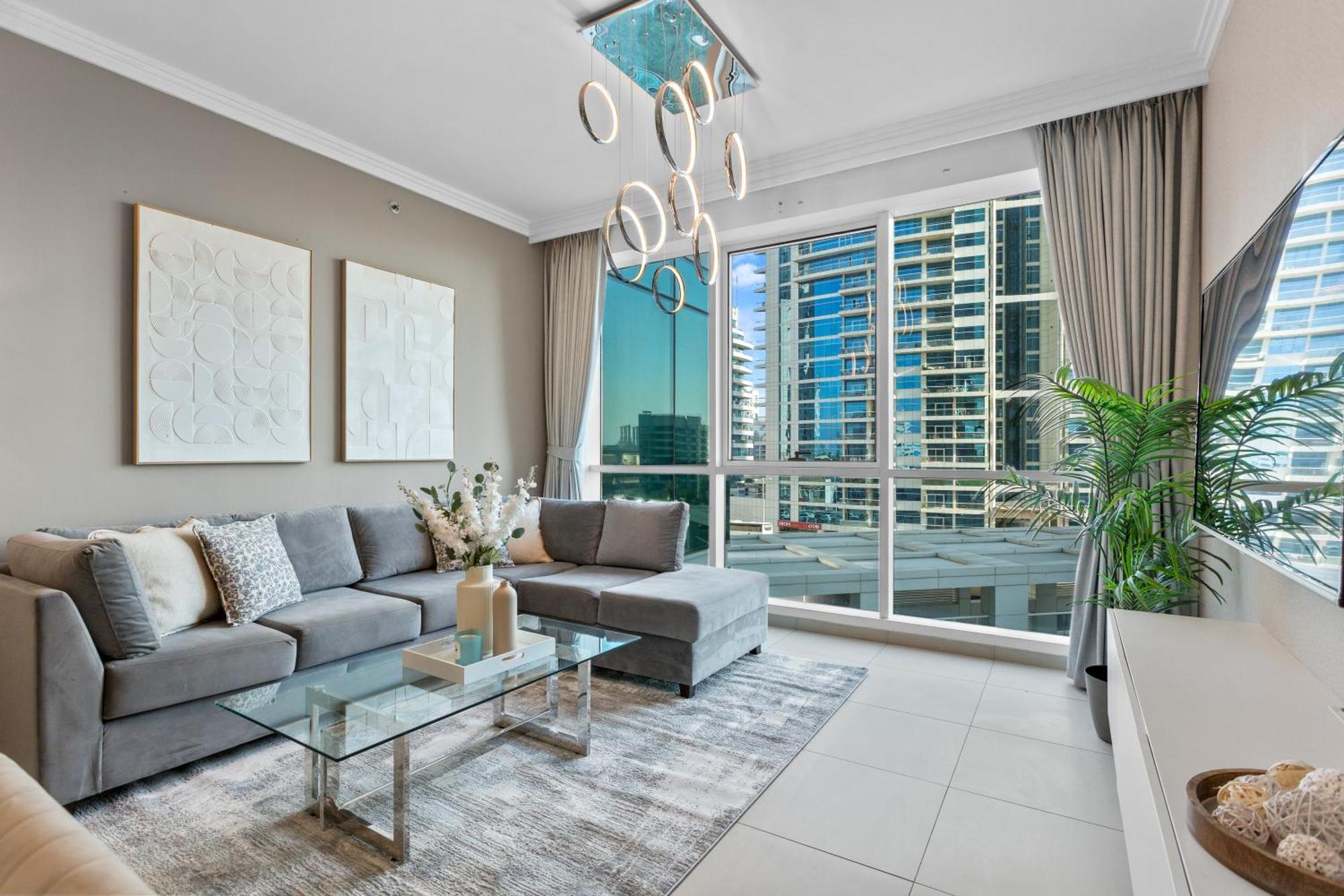 Apartment Serene 2-bedroom Escape With Sea Steps Away In Jbr