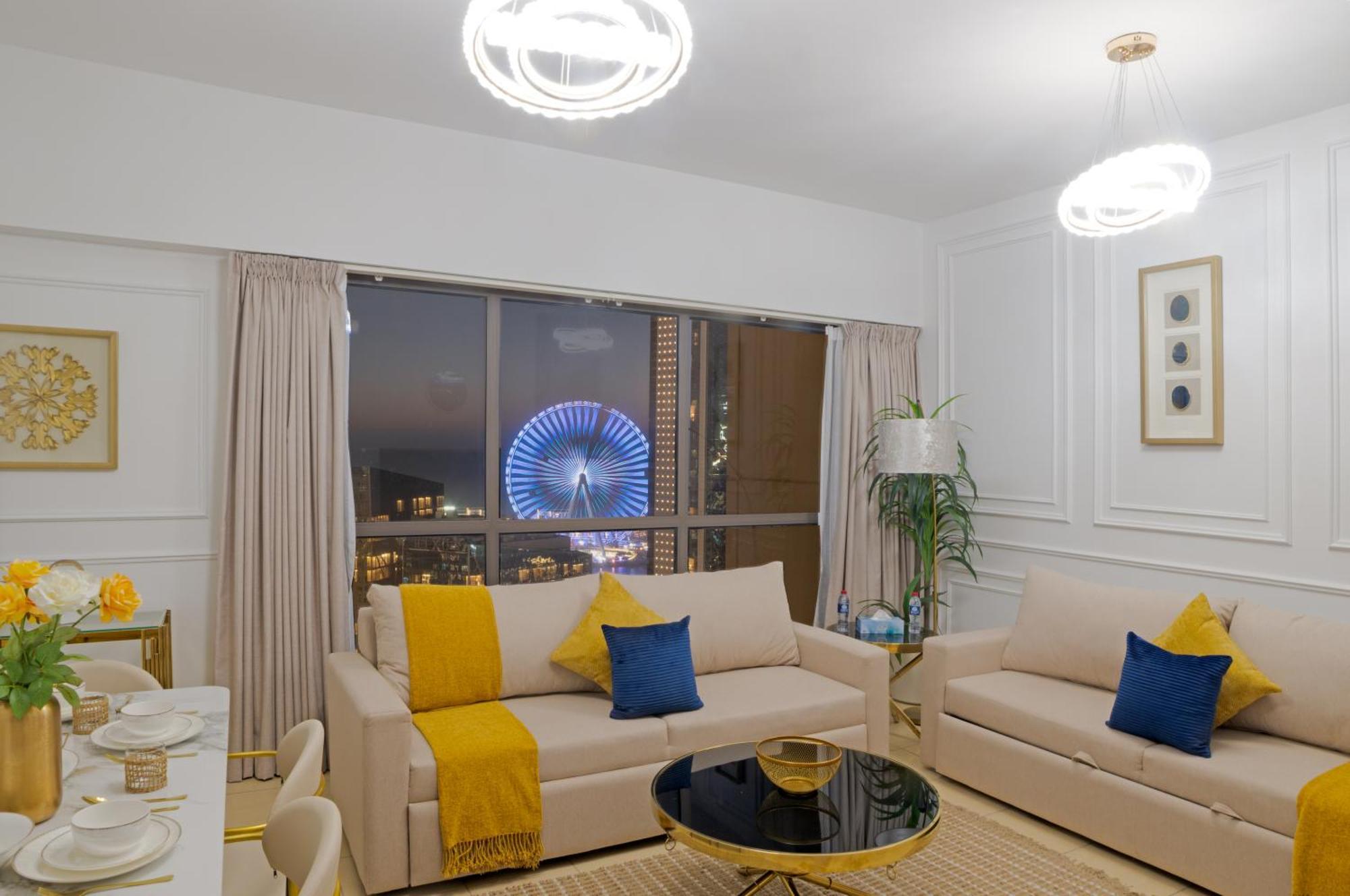 Eye & Sea View 2br Marina & Walk *