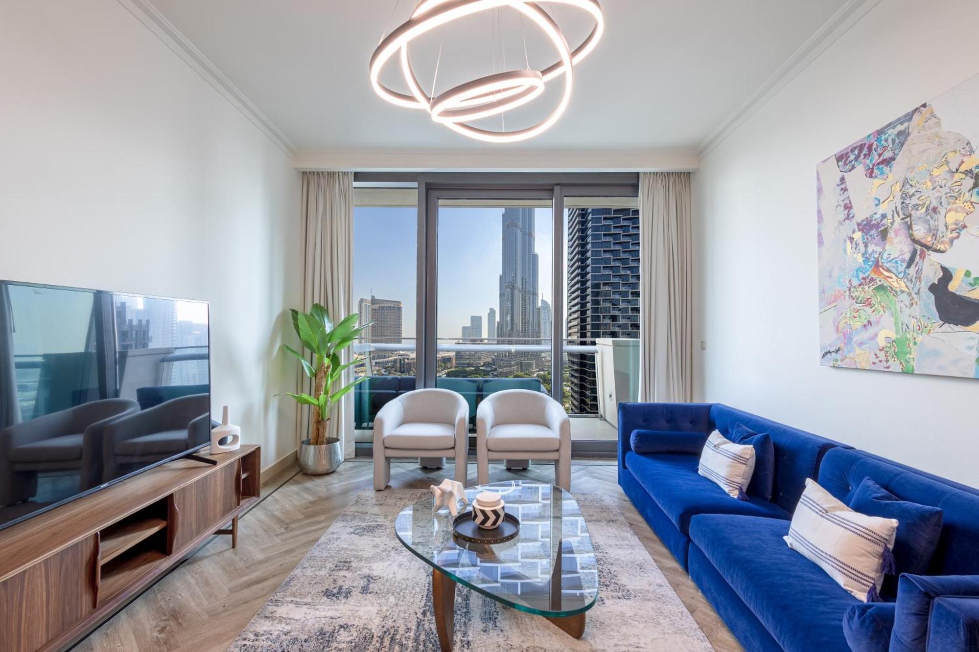 Burj Vista Luxury 2br ,full Burj Khalifa View ,direct Mall & Metro Access * Dubai
