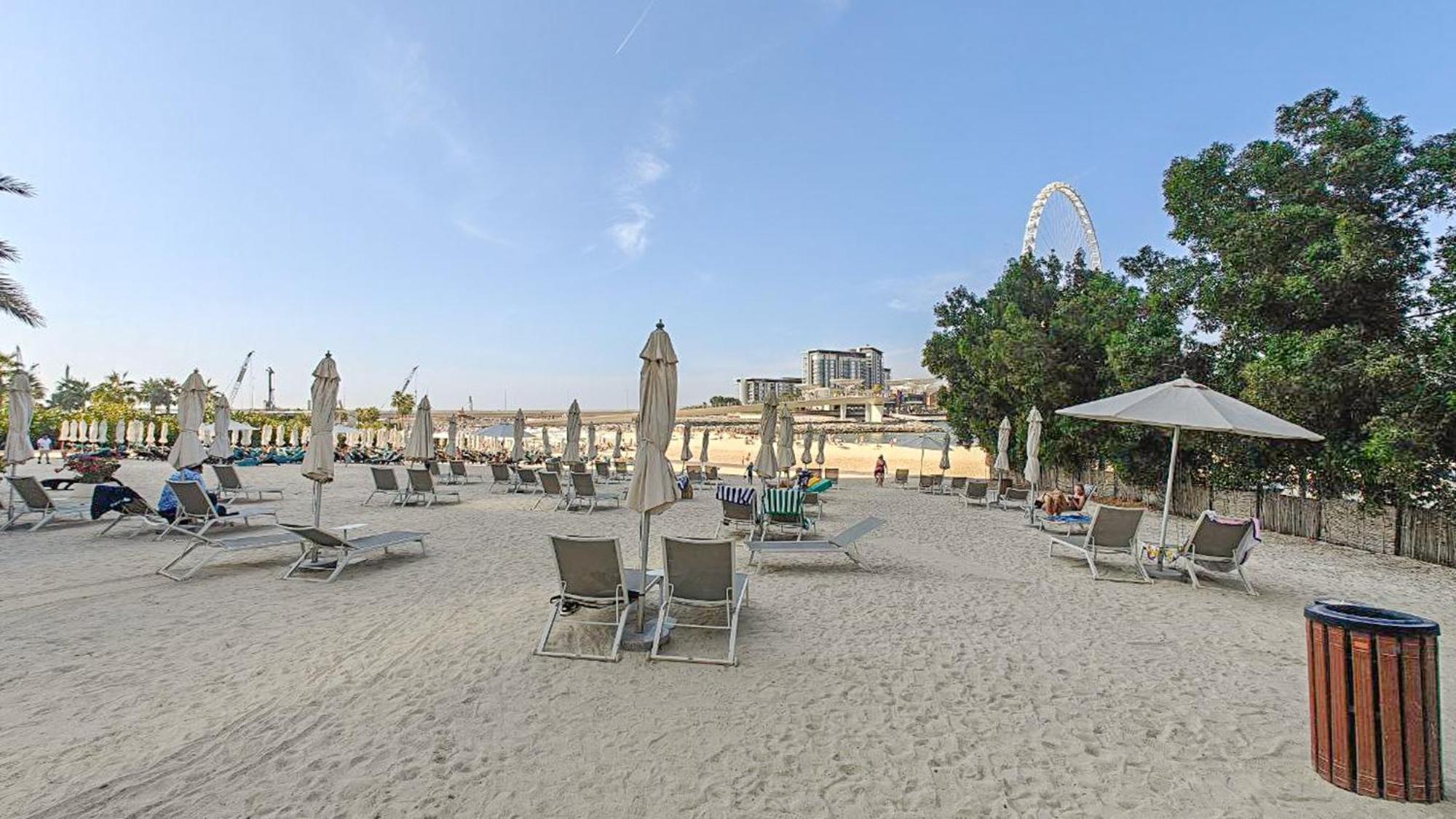 Serene 2-bedroom Escape With Sea Steps Away In Jbr Dubai
