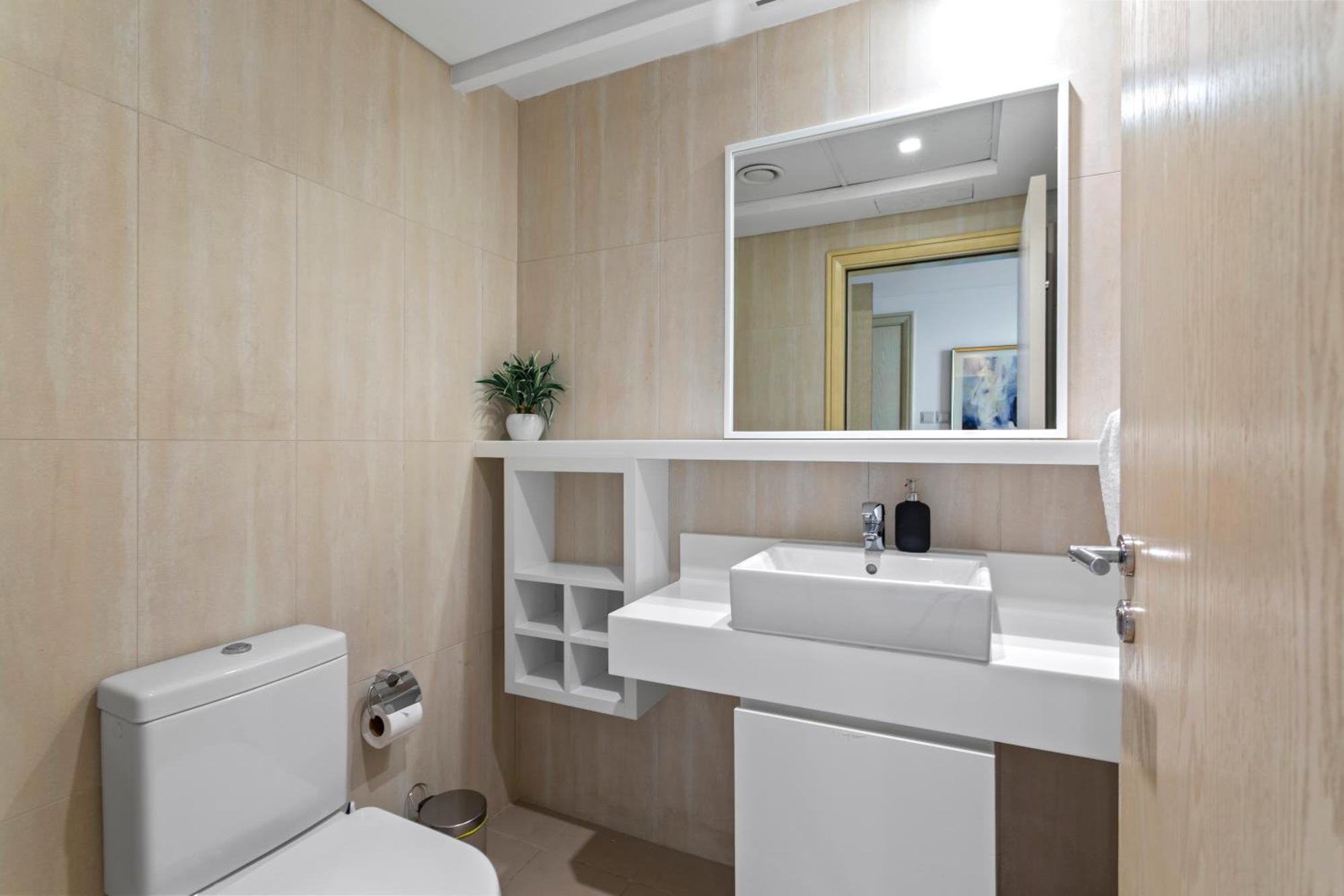 Apartment Serene 2-bedroom Escape With Sea Steps Away In Jbr *