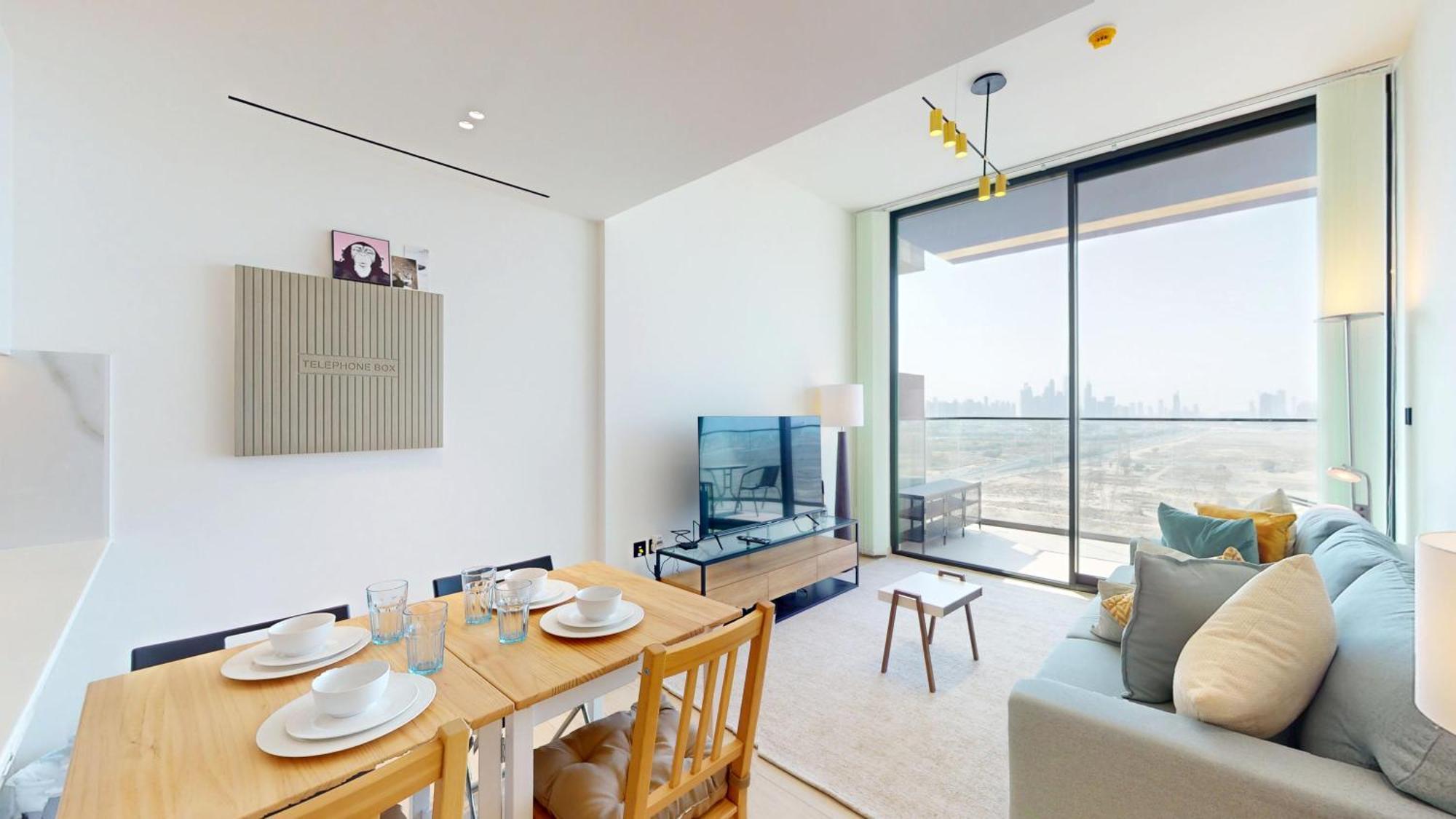 Apartment Fam Living Cozy Urban At Jvc With Quick Access To Miracle Garden Dubai