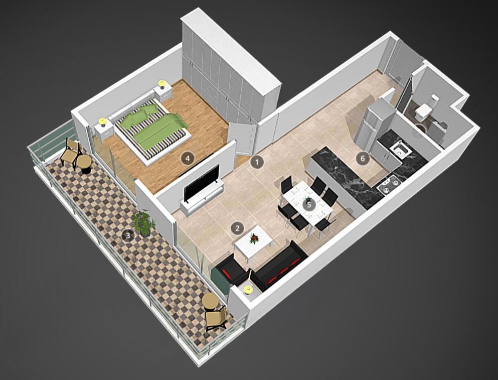 Bright 1br With Balcony In Luma 22