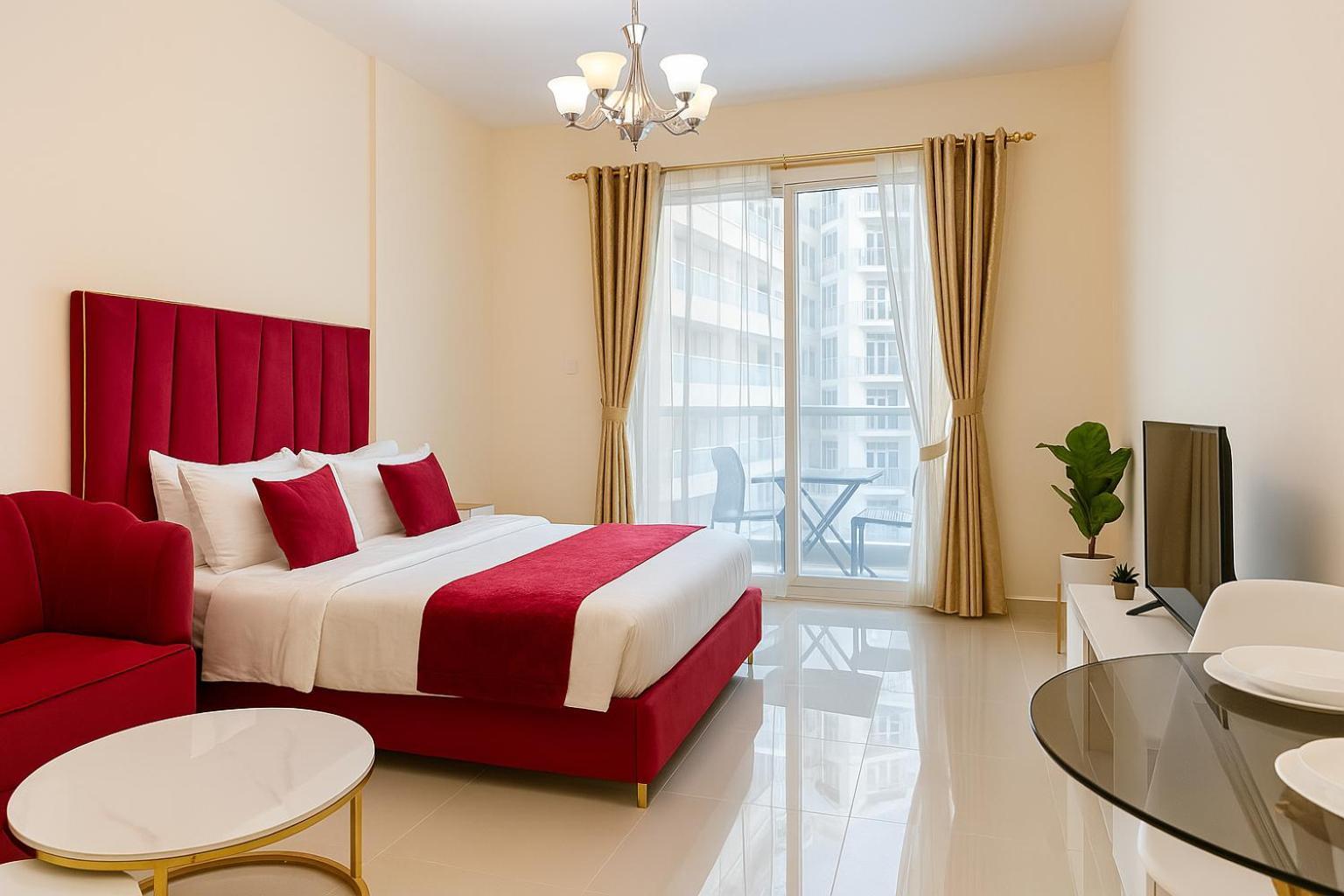 Apartment Comfy In Jvc Great Location Fast Wi-fi *