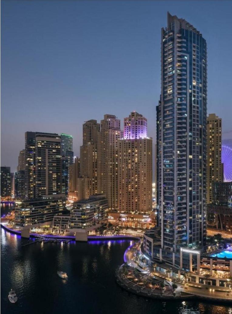 Apartment Delux Studio Apartment Dubai Marina The Bay 5 Min Beach Jbr & 3 Min To Tram Station *
