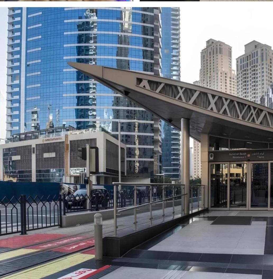 Delux Studio Apartment Dubai Marina The Bay 5 Min Beach Jbr & 3 Min To Tram Station Dubai