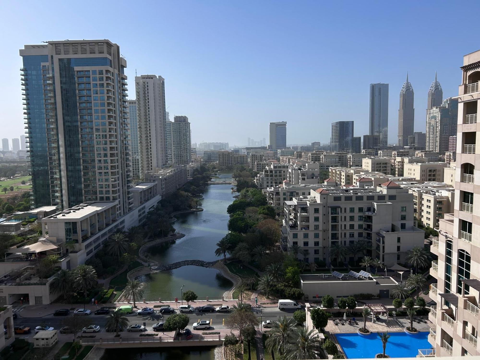 1-br With Sunset Terrace, Golf & View In Mosela, The Greens Apartment