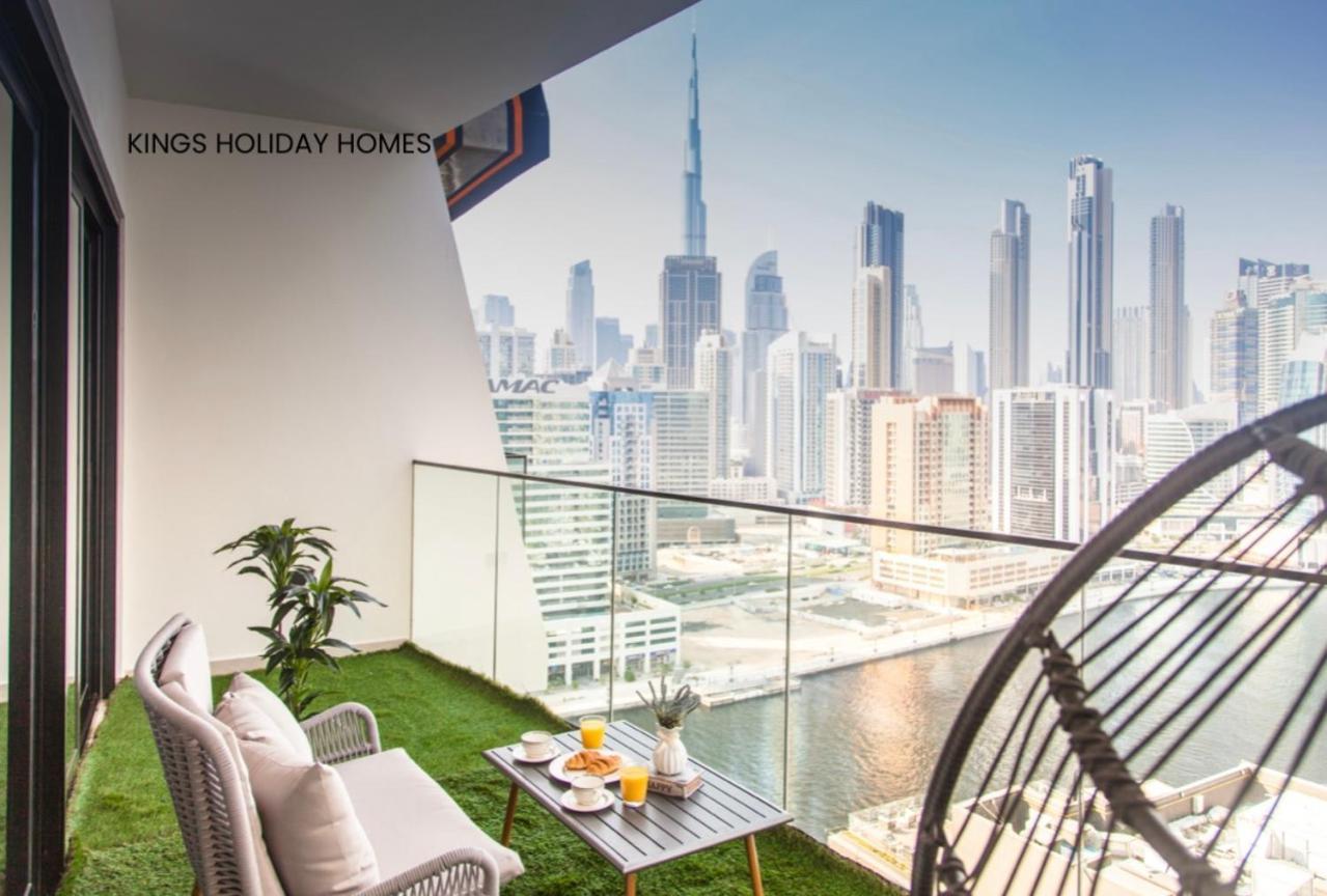 Binghatti Canal With Private Jacuzzi Burj Khalifa View Kings *