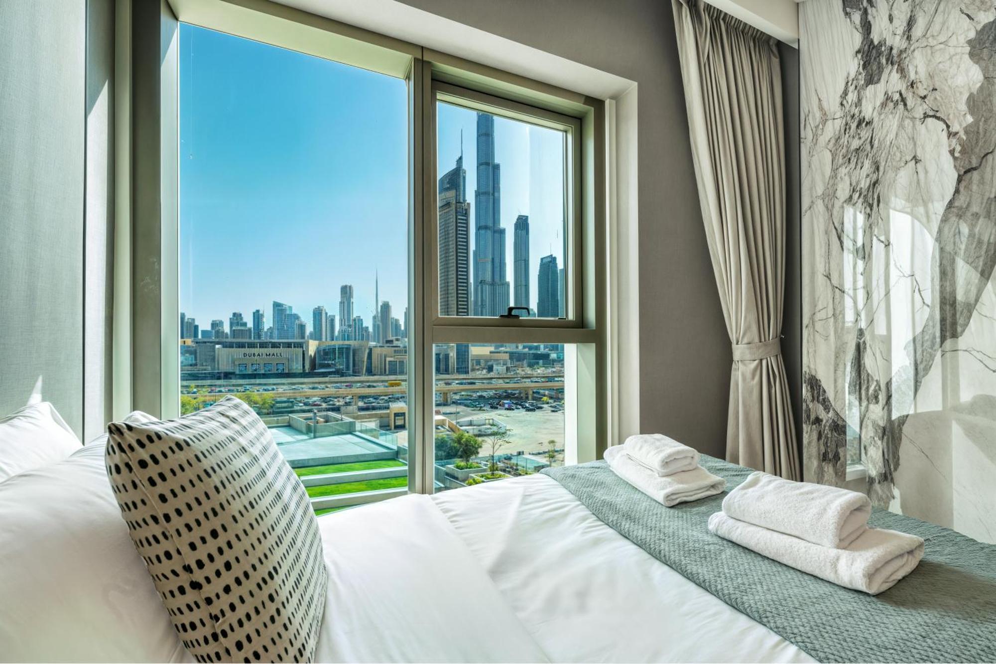 Daire Mall Connection - Burj Views - Turf Balcony