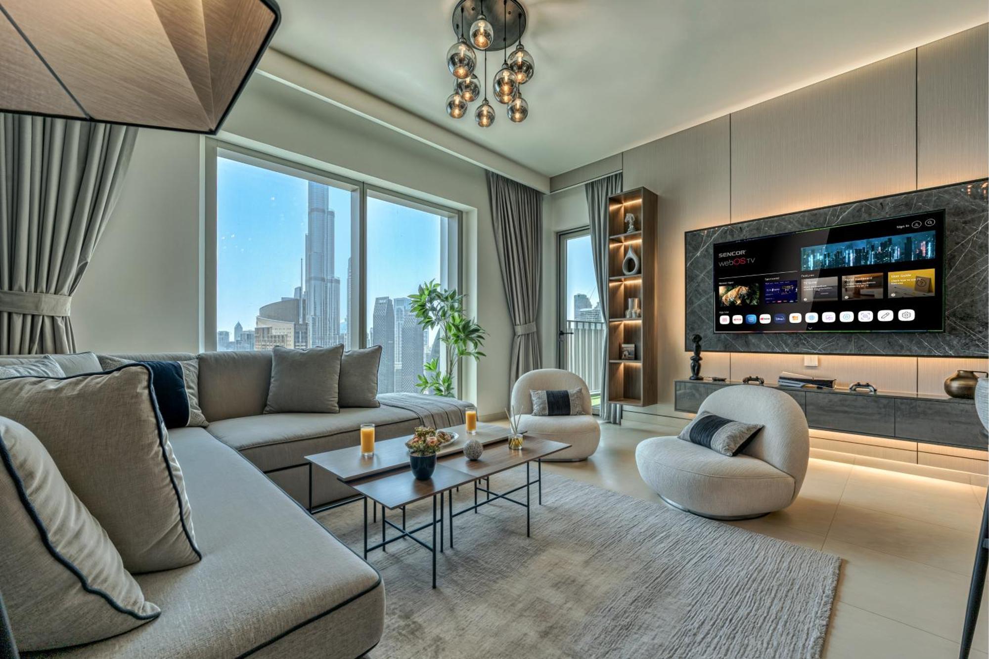 Daire Mall Connection - Burj Views - Turf Balcony *