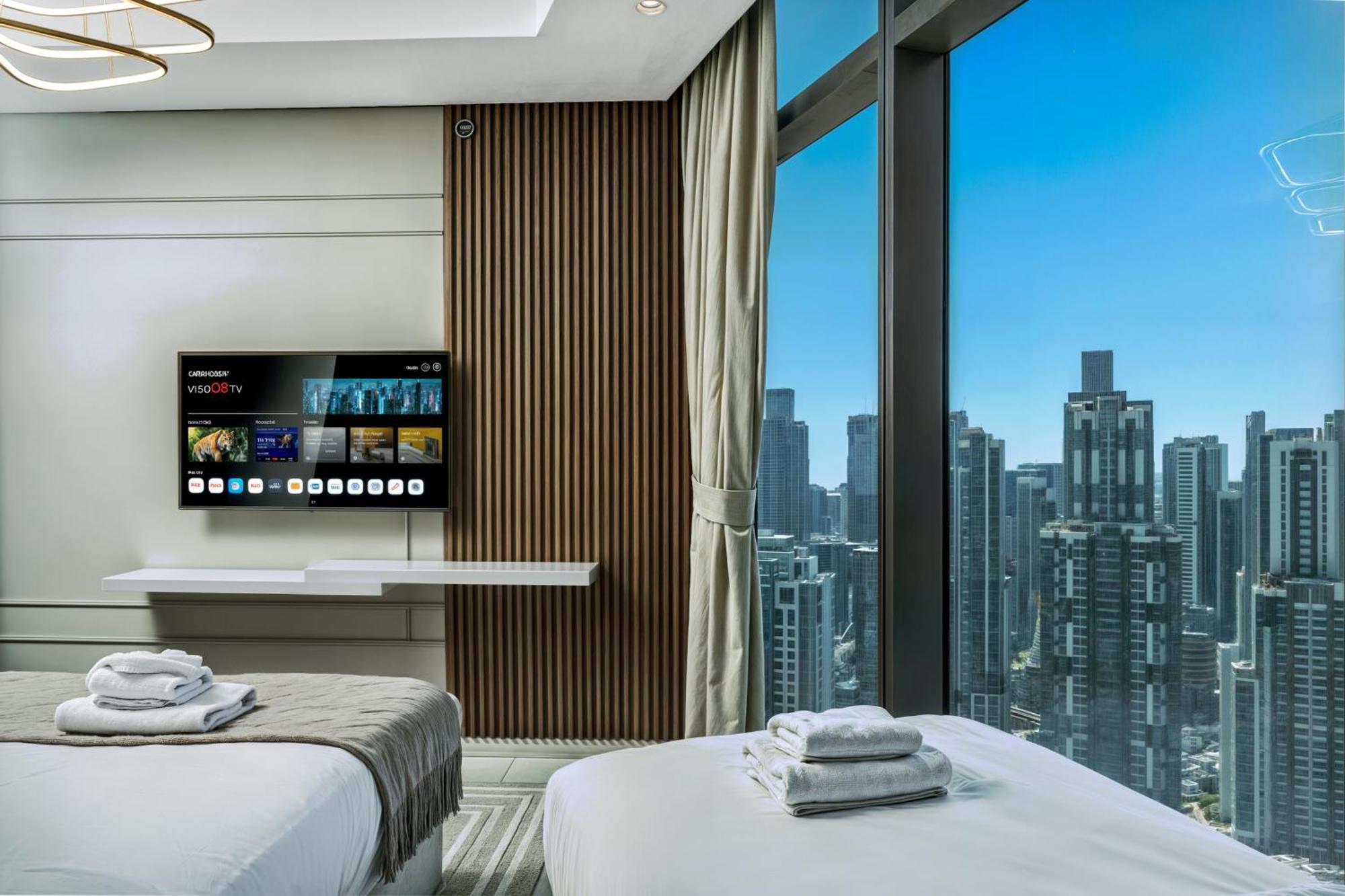 Apartamento Scenic Infinity Pool With Burj Khalifa Views *