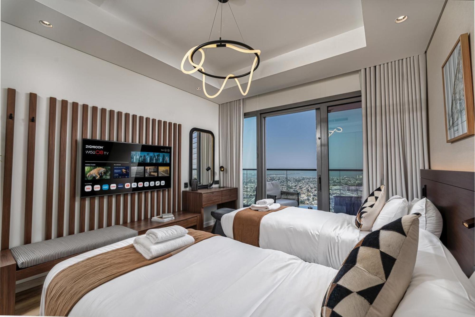 Apartamento Scenic Infinity Pool With Burj Khalifa Views *