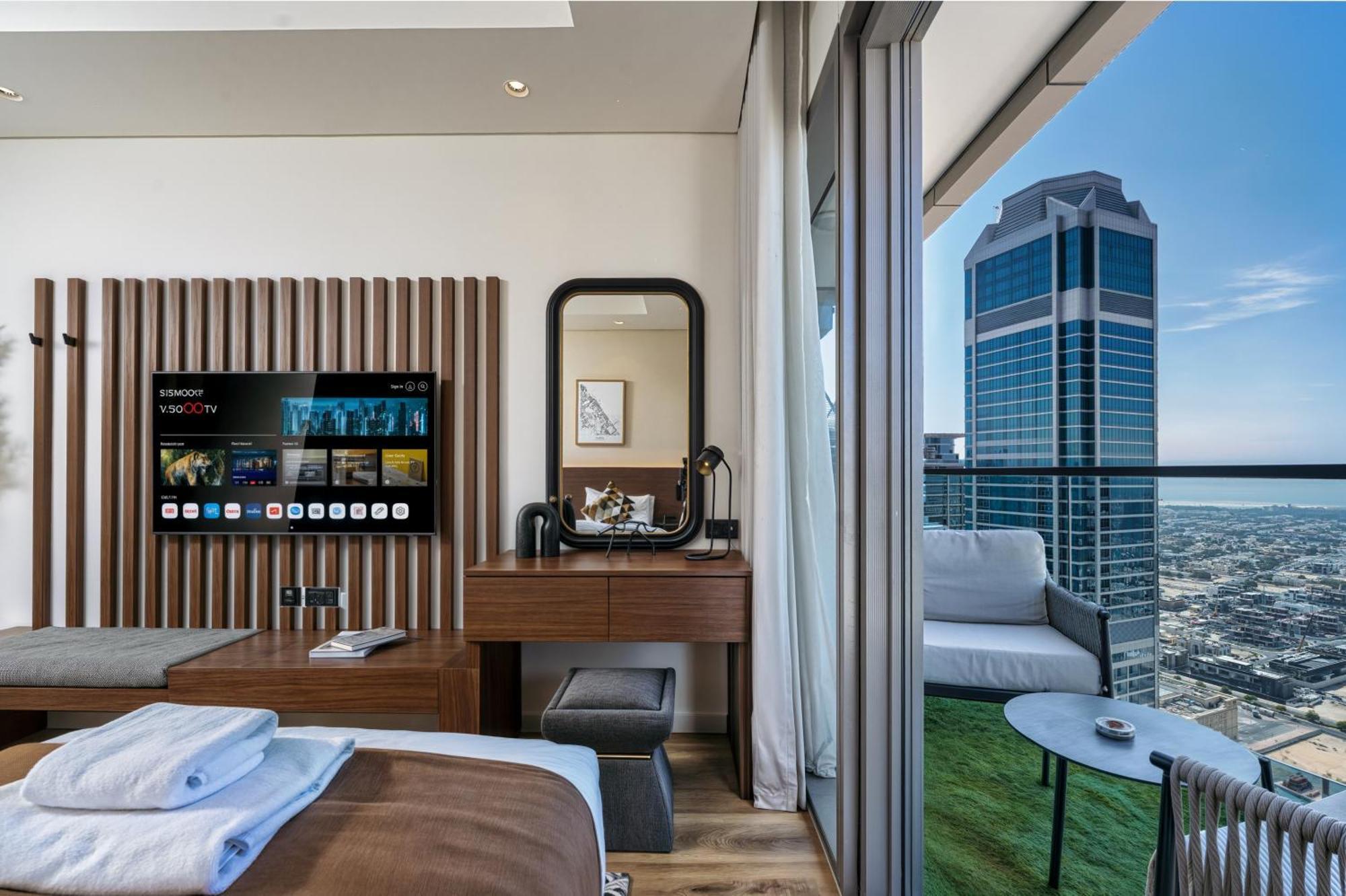 Apartamento Scenic Infinity Pool With Burj Khalifa Views Dubai