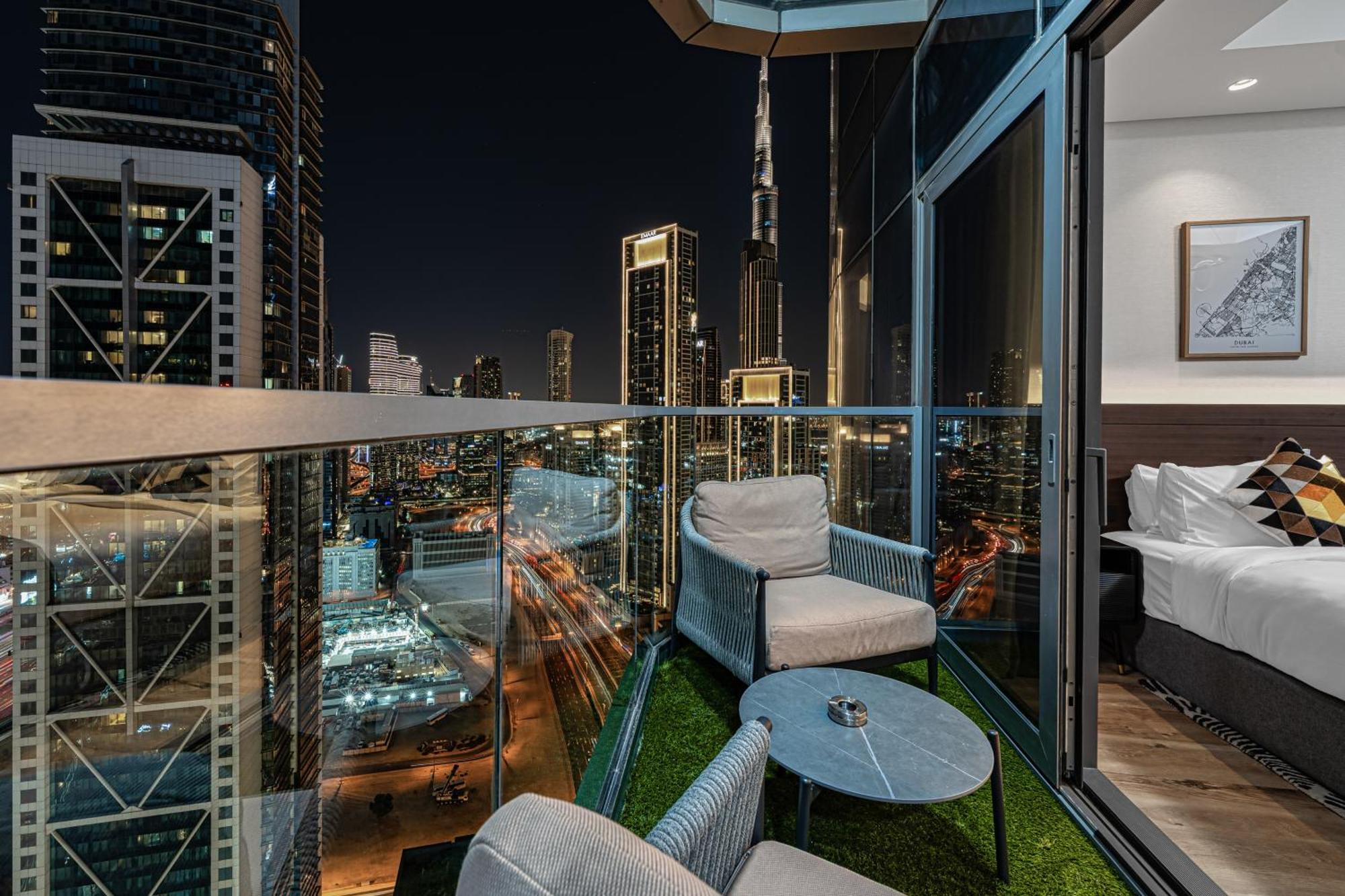 Apartamento Scenic Infinity Pool With Burj Khalifa Views Dubai