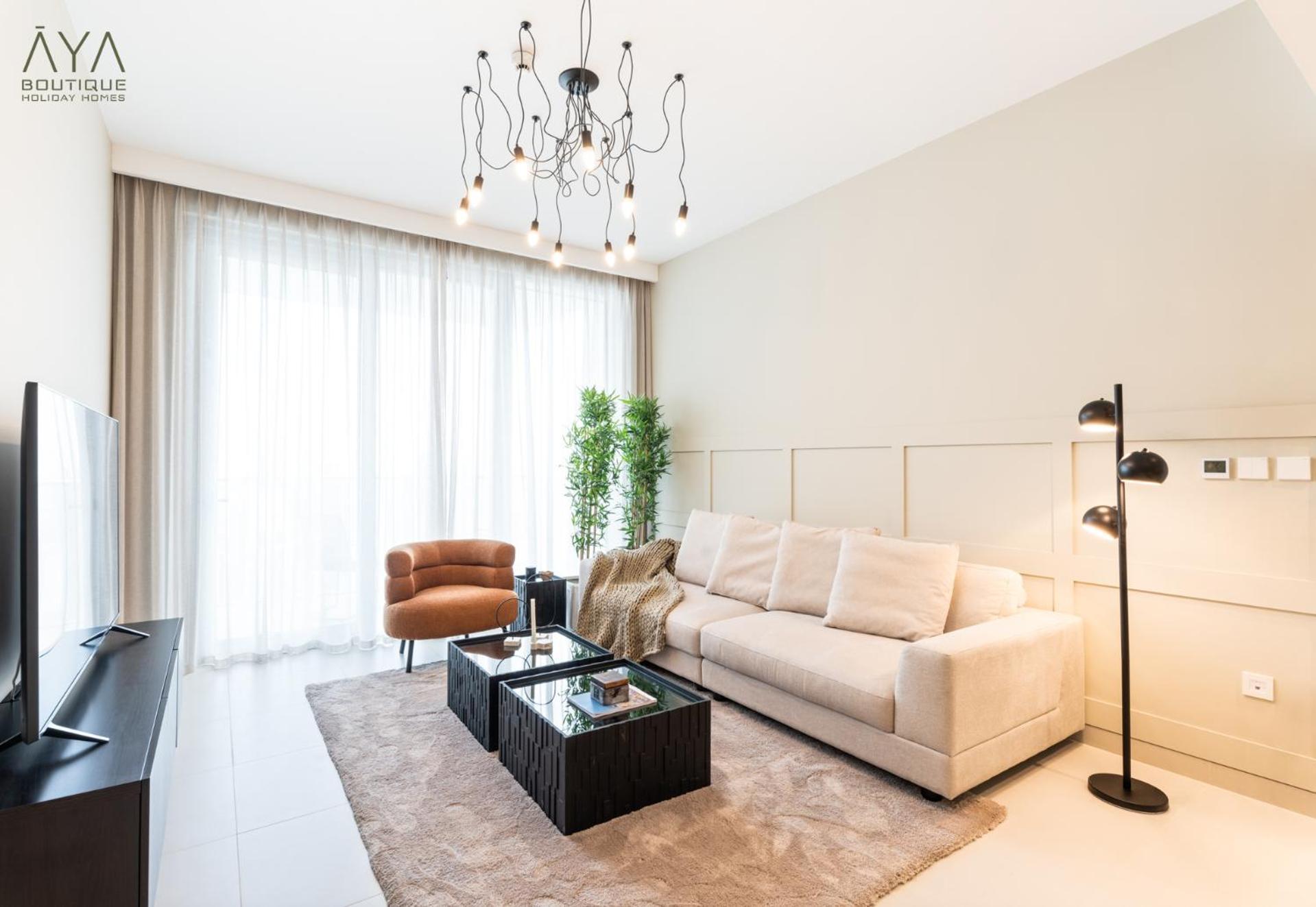 Elegant Luxury With Stunning Views In Creek Harbour By Aya Boutique Apartment *