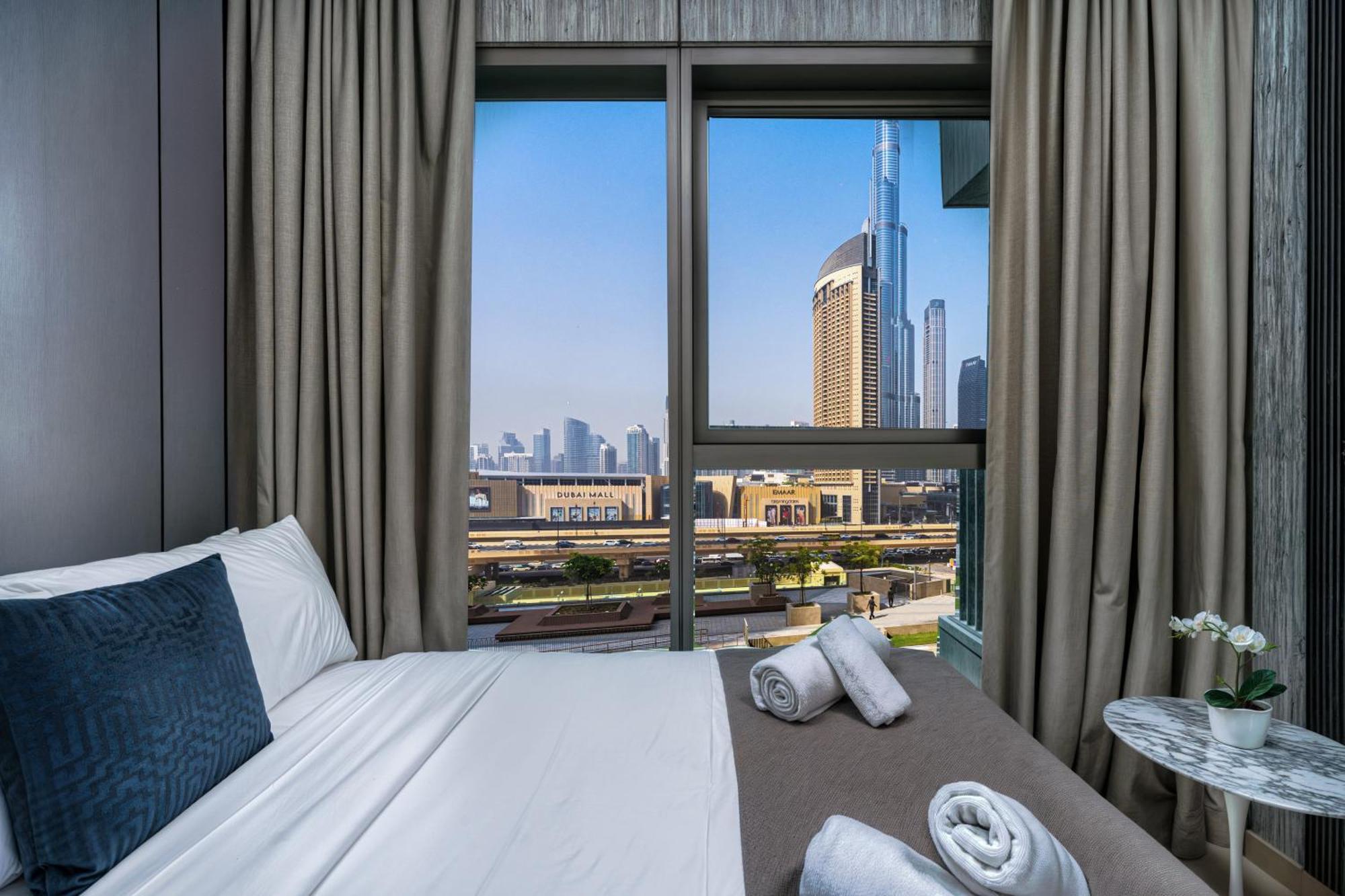 Mall Connection - Burj Views - Turf Balcony Daire Dubai